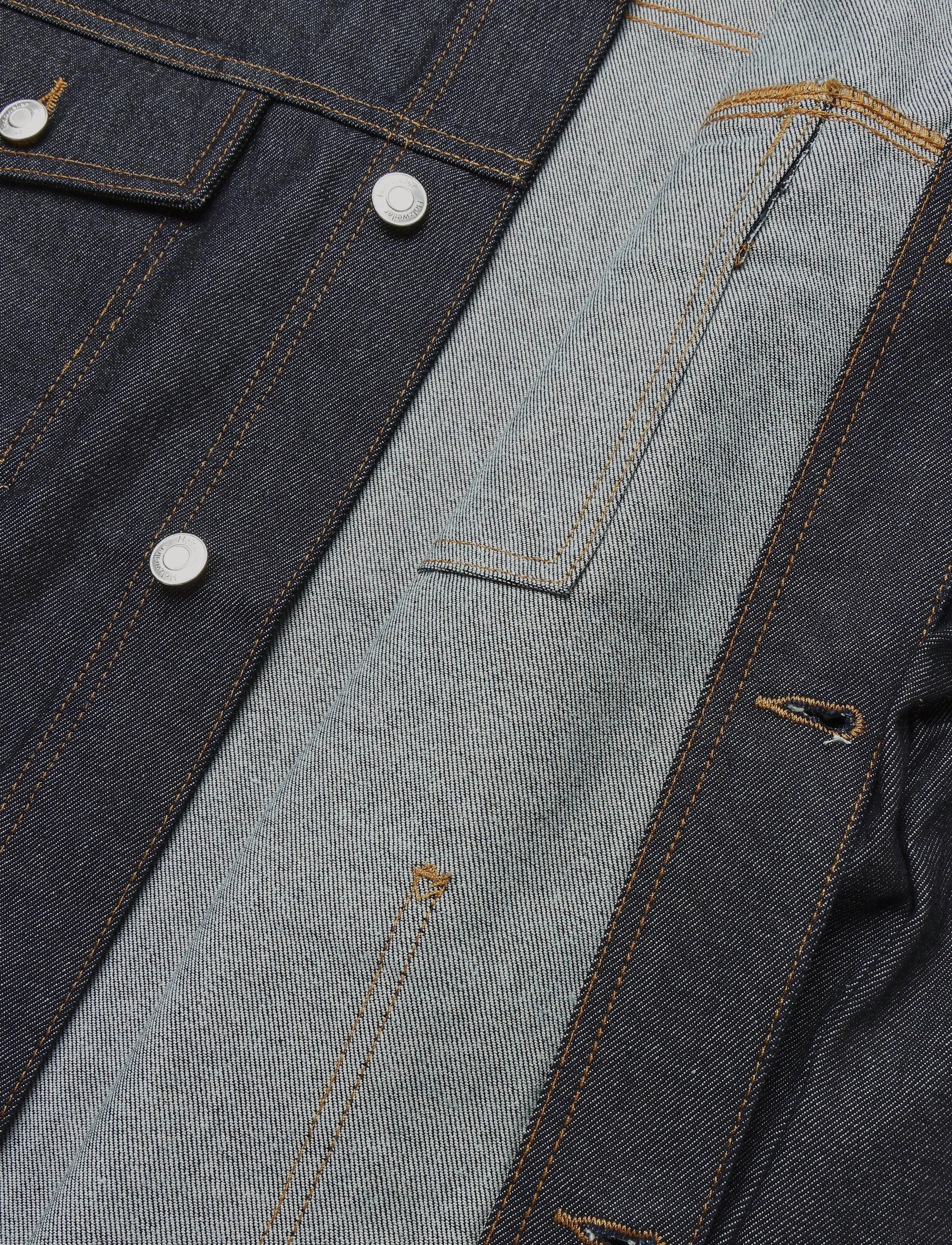 HOLZWEILER - Danni Denim Jacket - unlined denim jackets - dk. blue - 4