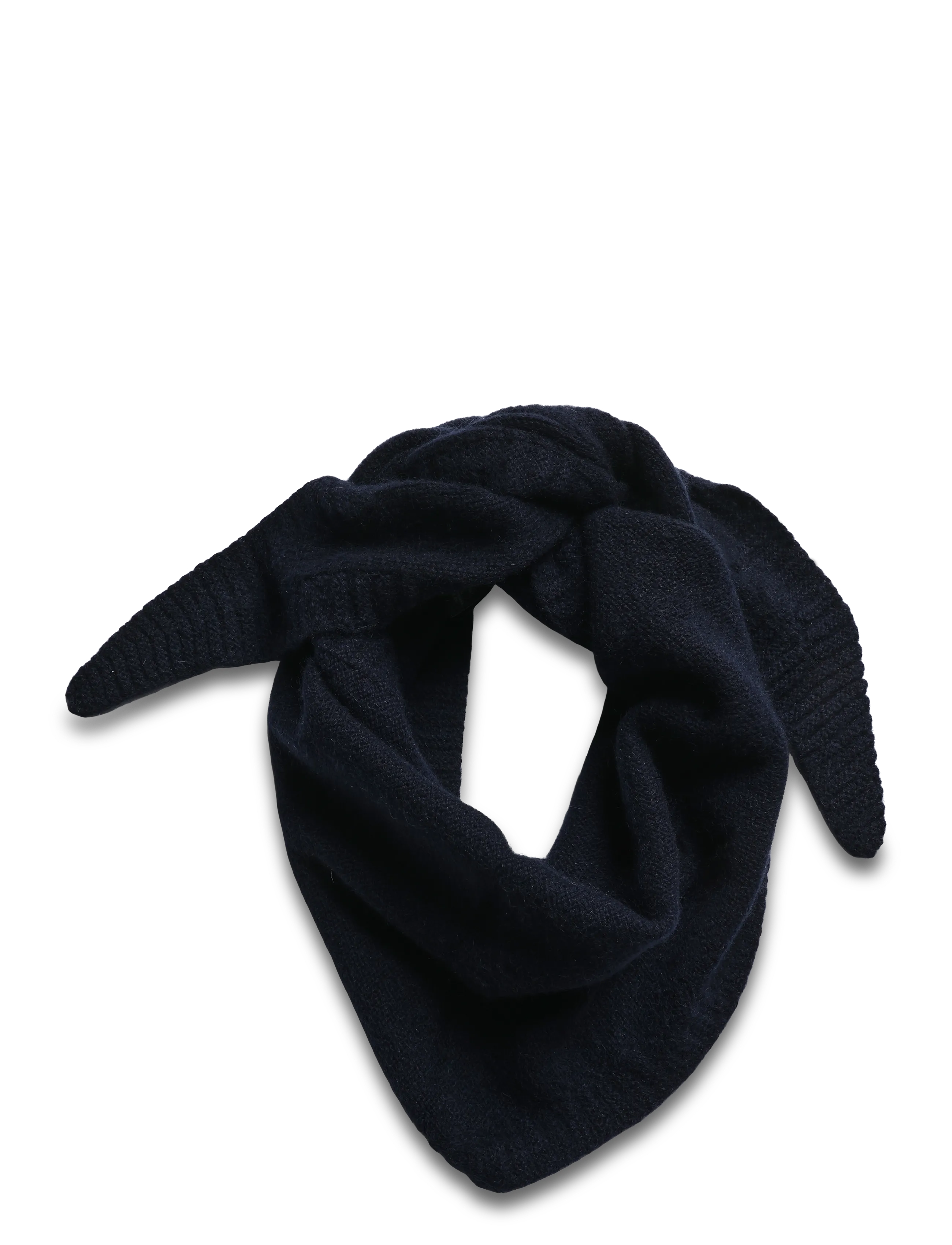 HOLZWEILER Isa Cashmere Scarf - Sjalar & Halsdukar - DK. NAVY / navy