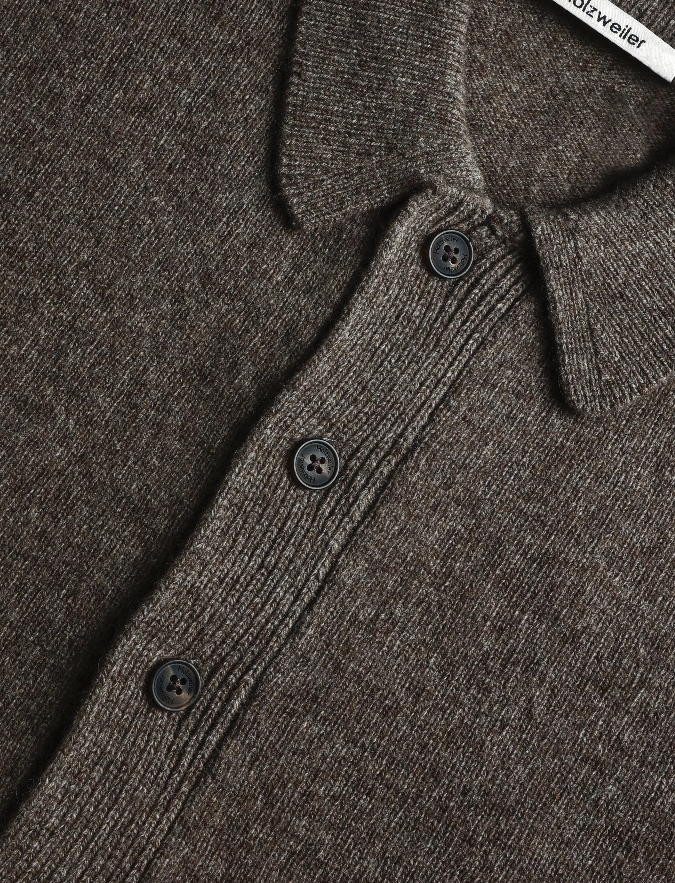 HOLZWEILER - Isak Knitted Shirt - taupe - 2