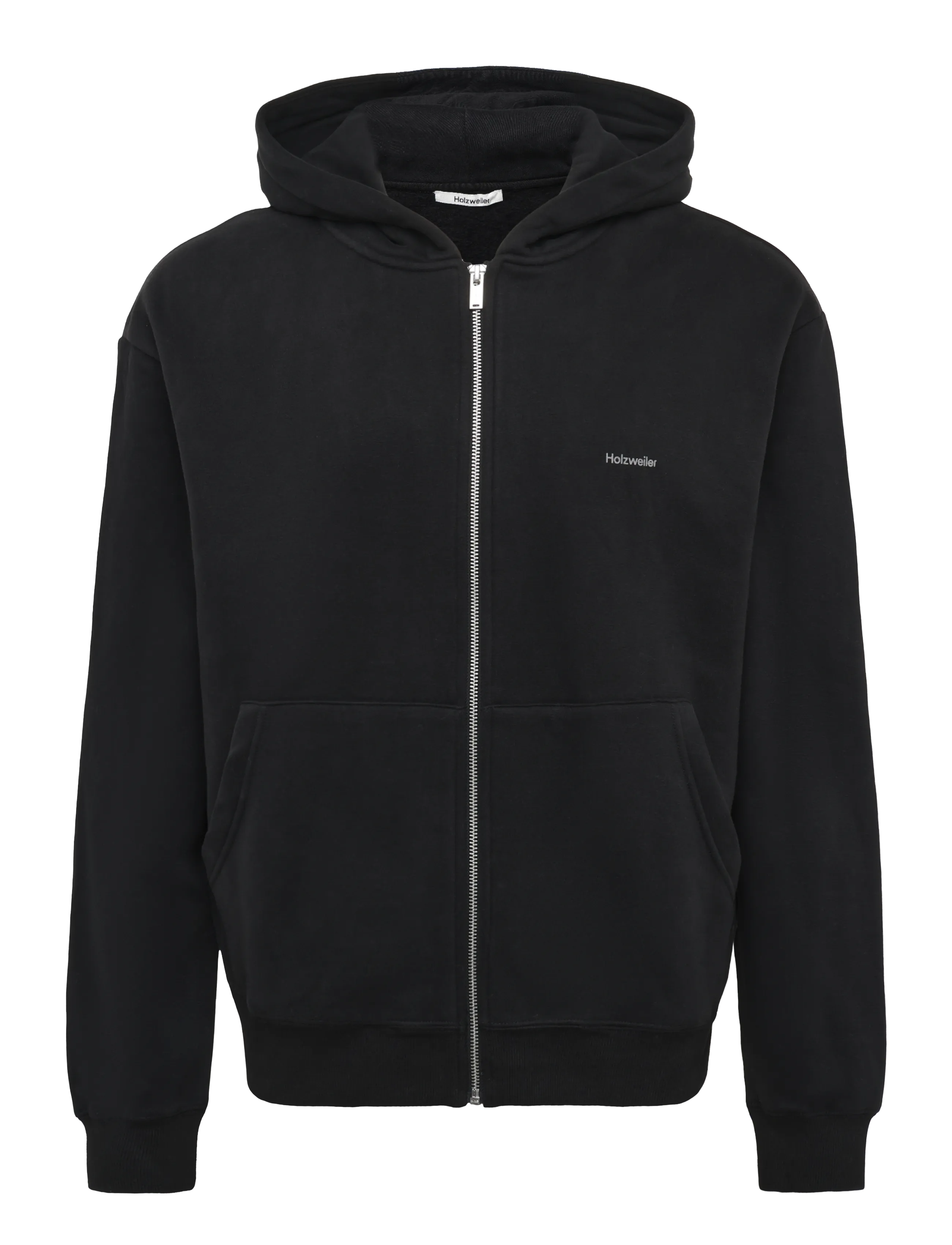 HOLZWEILER Andrew Zip-Up Hoodie, Hættetrøje Med Lynlås, Sort, Str: XL
