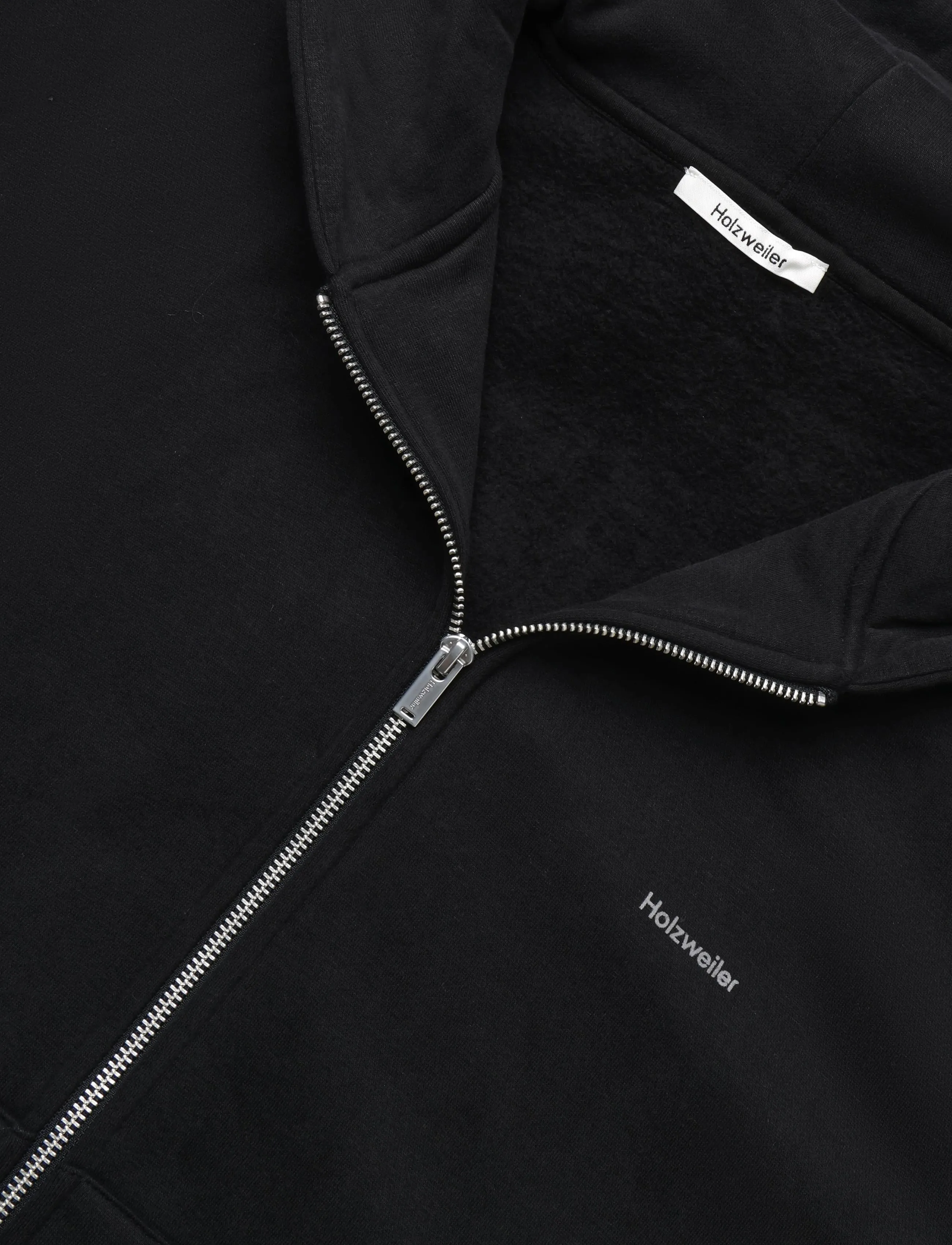 HOLZWEILER - Andrew Zip-Up Hoodie - hoodies - black - 2
