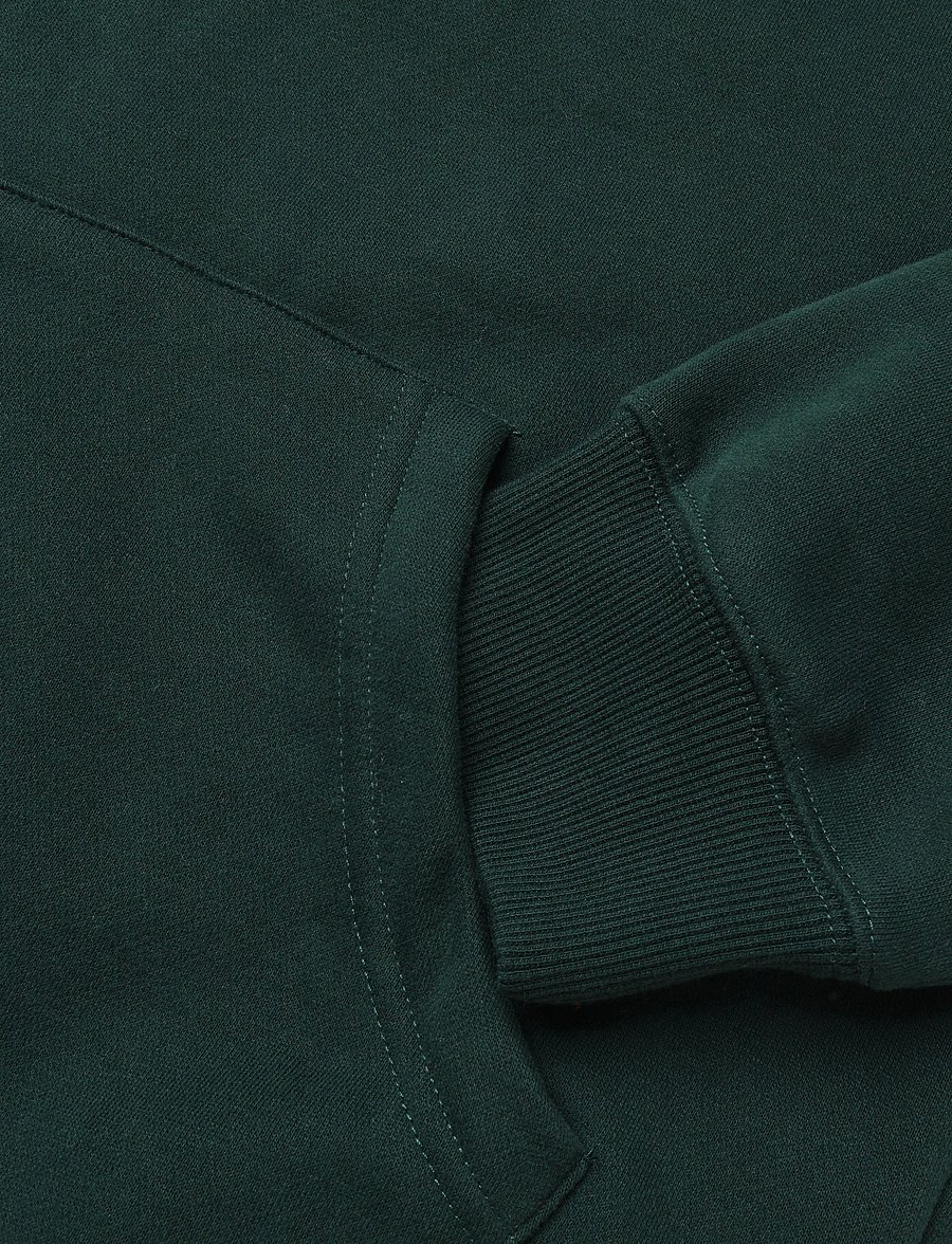 HOLZWEILER - Andrew Zip-Up Hoodie - hoodies - dk green (scarab) - 3