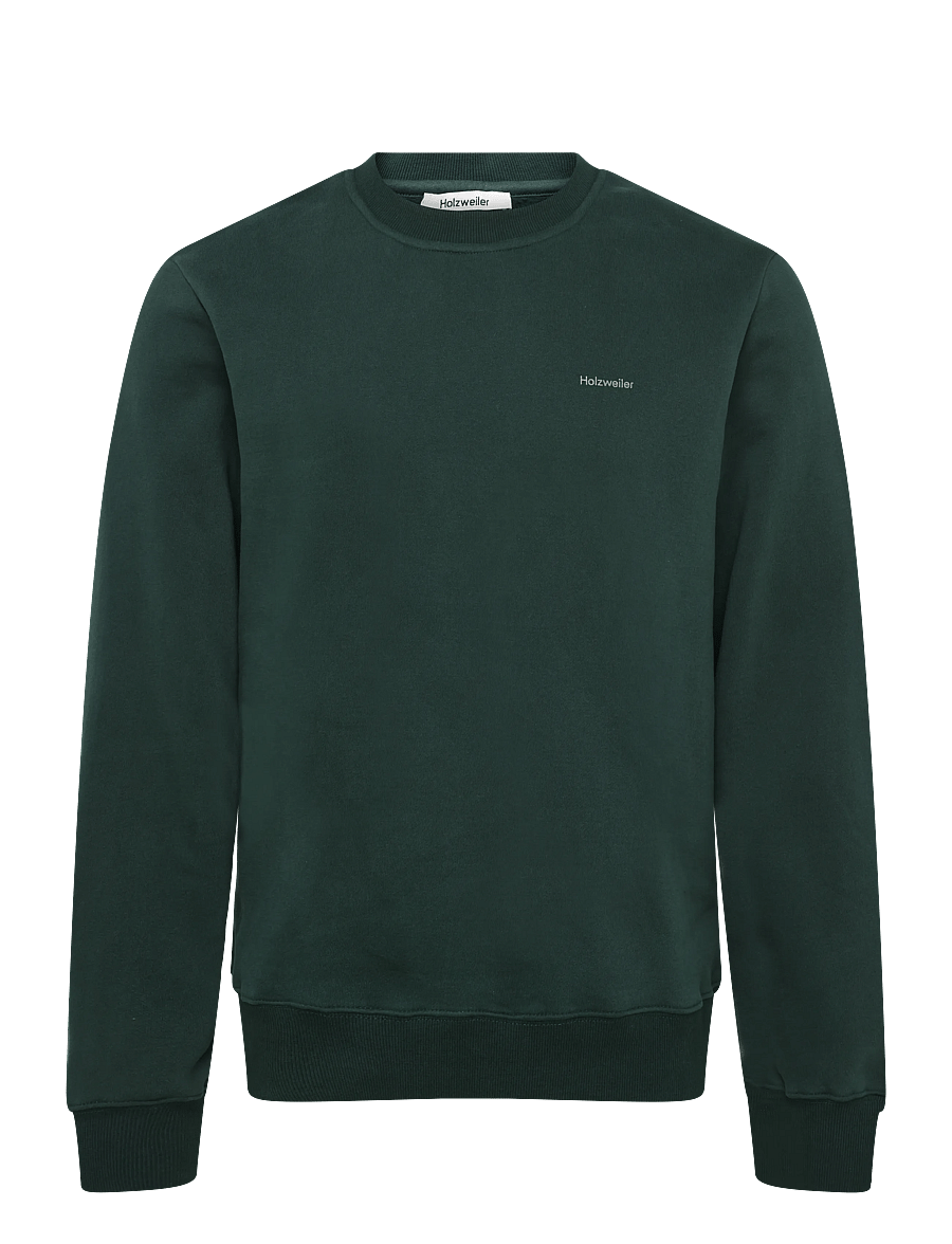 HOLZWEILER - Andrew Crewneck Sweater - shoppa efter tillfälle - dk green (scarab) - 0
