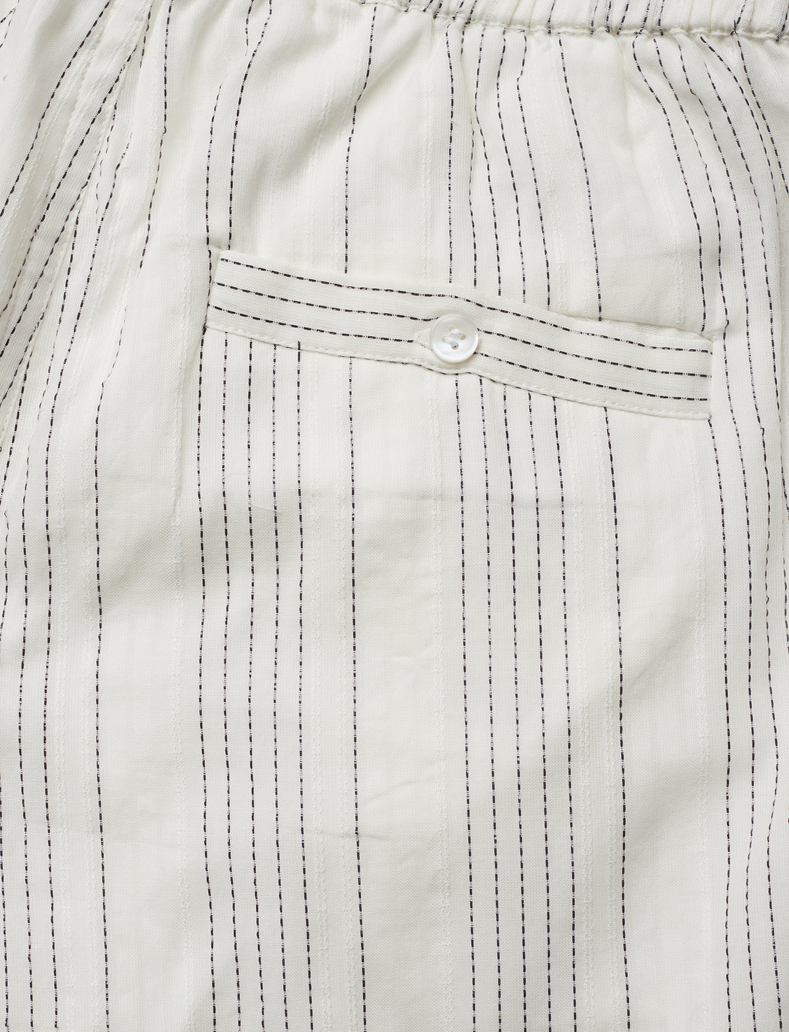 HOLZWEILER - LYNG Print Shorts - white stripe - 4