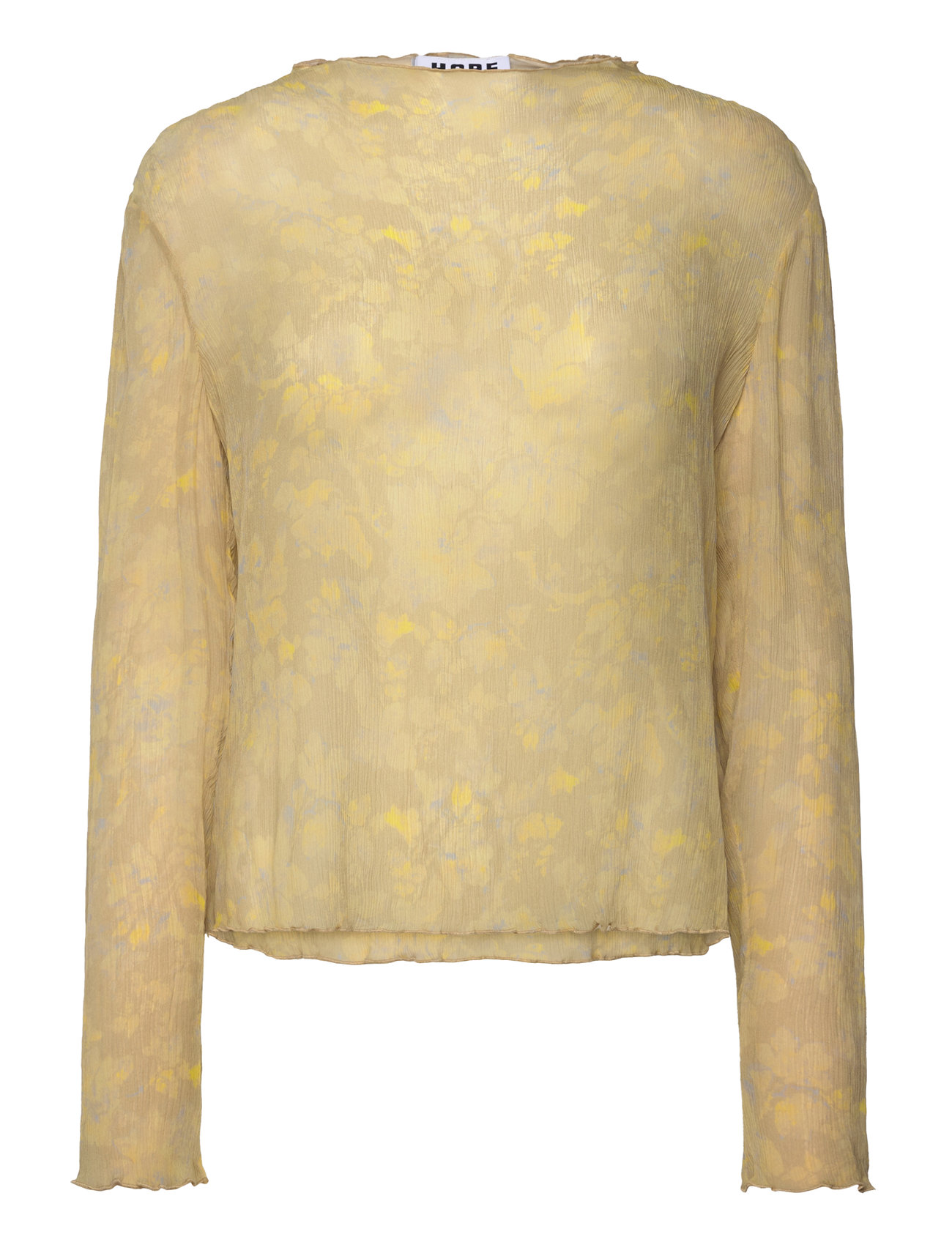 Hope Simple Longsleeve Yellow Wallpaper Print - Yellow - 36