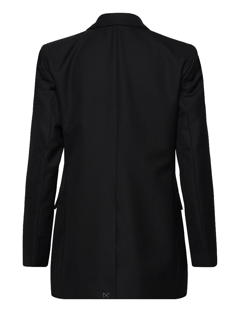 Hope - Built Up Double Breasted Blazer - dobbeltradede blazere - black - 1