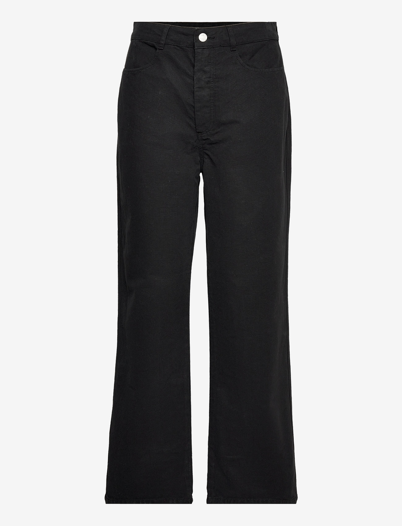 Hope - Cropped Straight Leg Trousers - chino's - black - 0