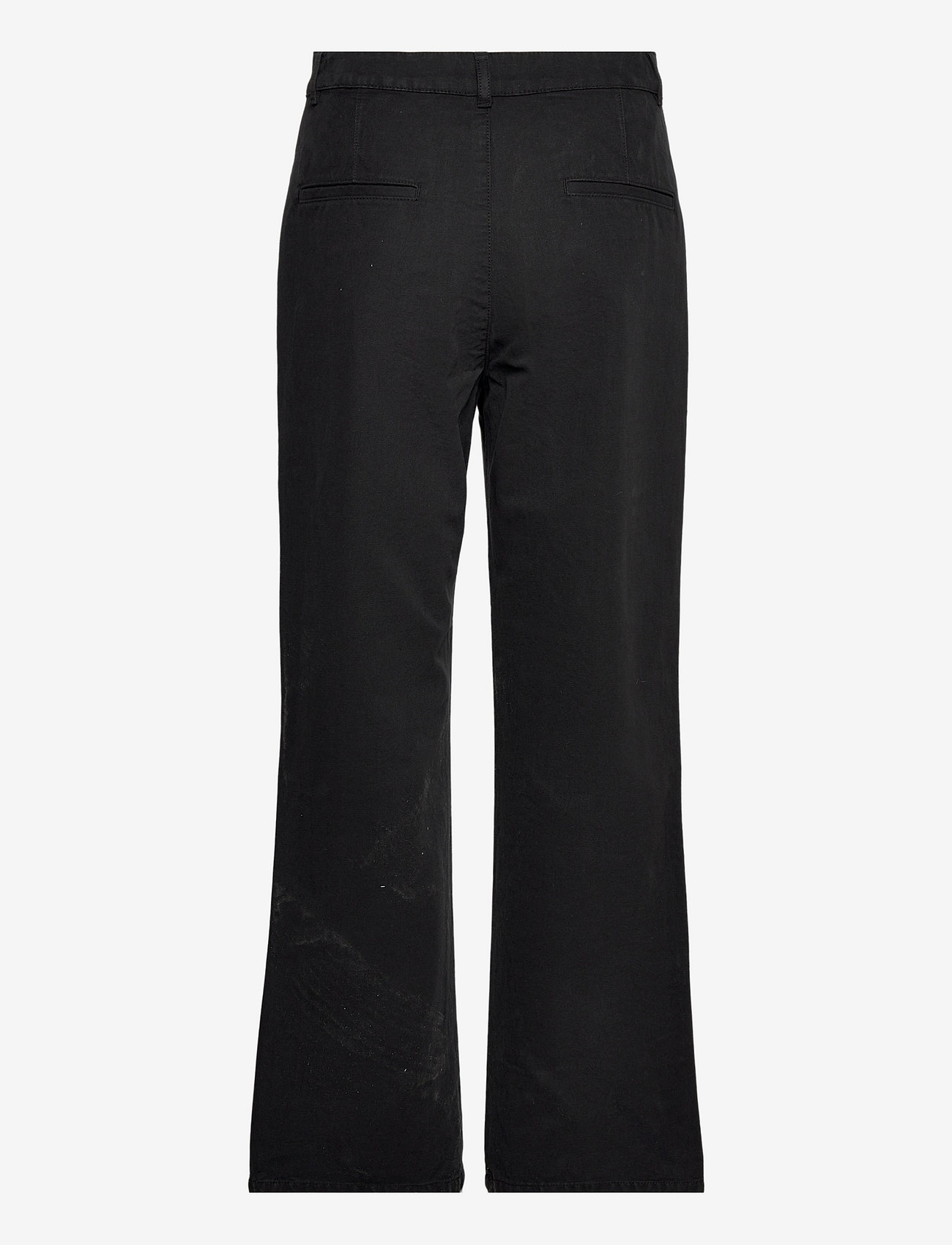 Hope - Cropped Straight Leg Trousers - chinot - black - 1