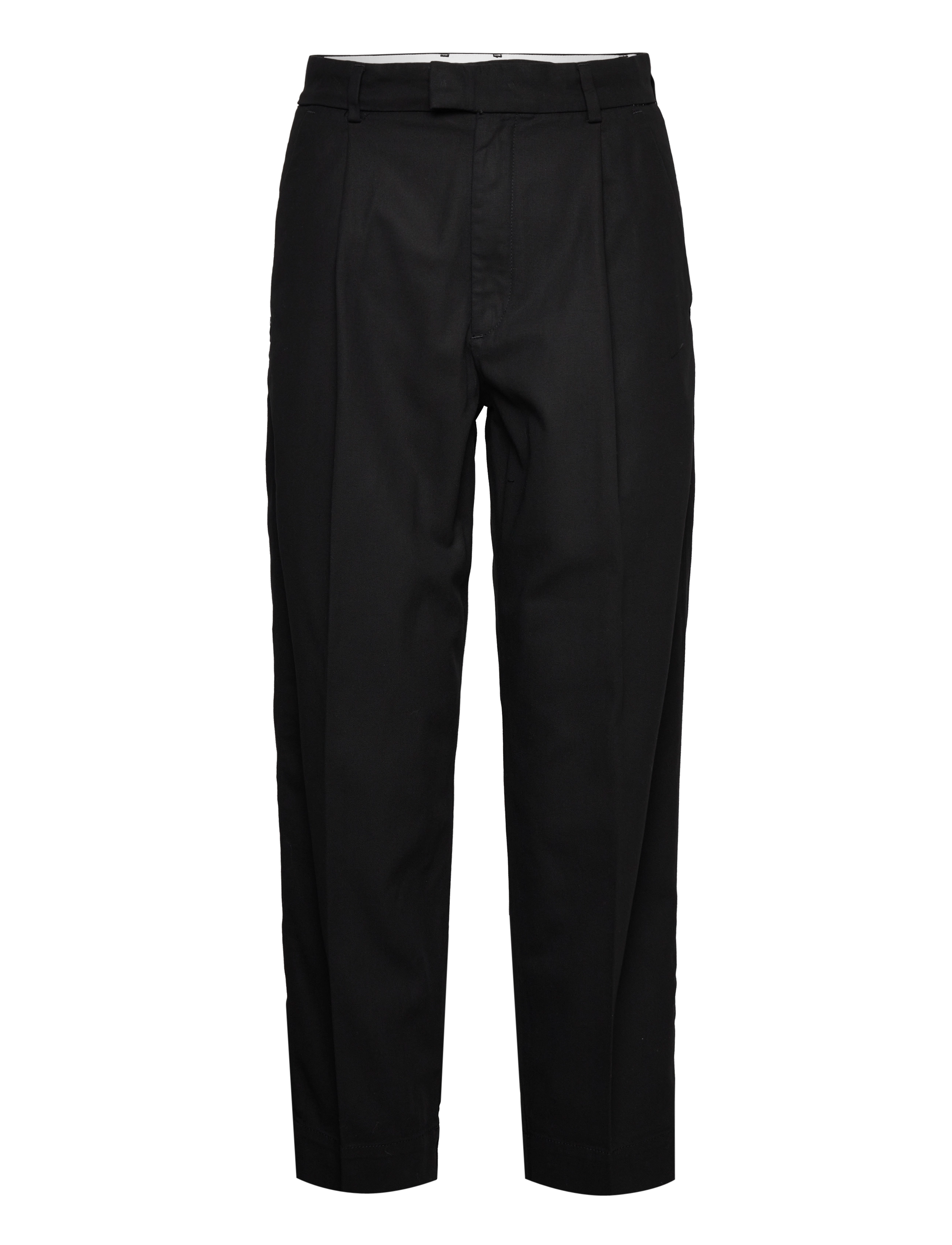 Hope Cropped High Waist Trousers, Kvinder, Højtaljede Cropped Bukser, Sort, Str: 34