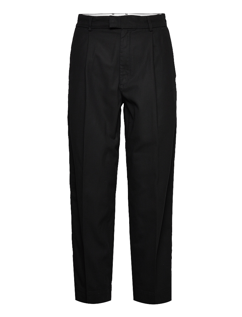 Hope - Cropped High Waist Trousers - habitbukser - black - 0