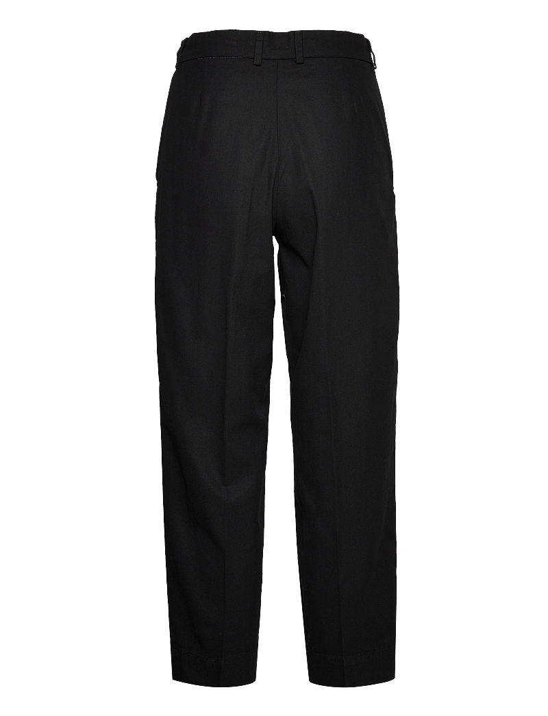 Hope - Cropped High Waist Trousers - habitbukser - black - 1