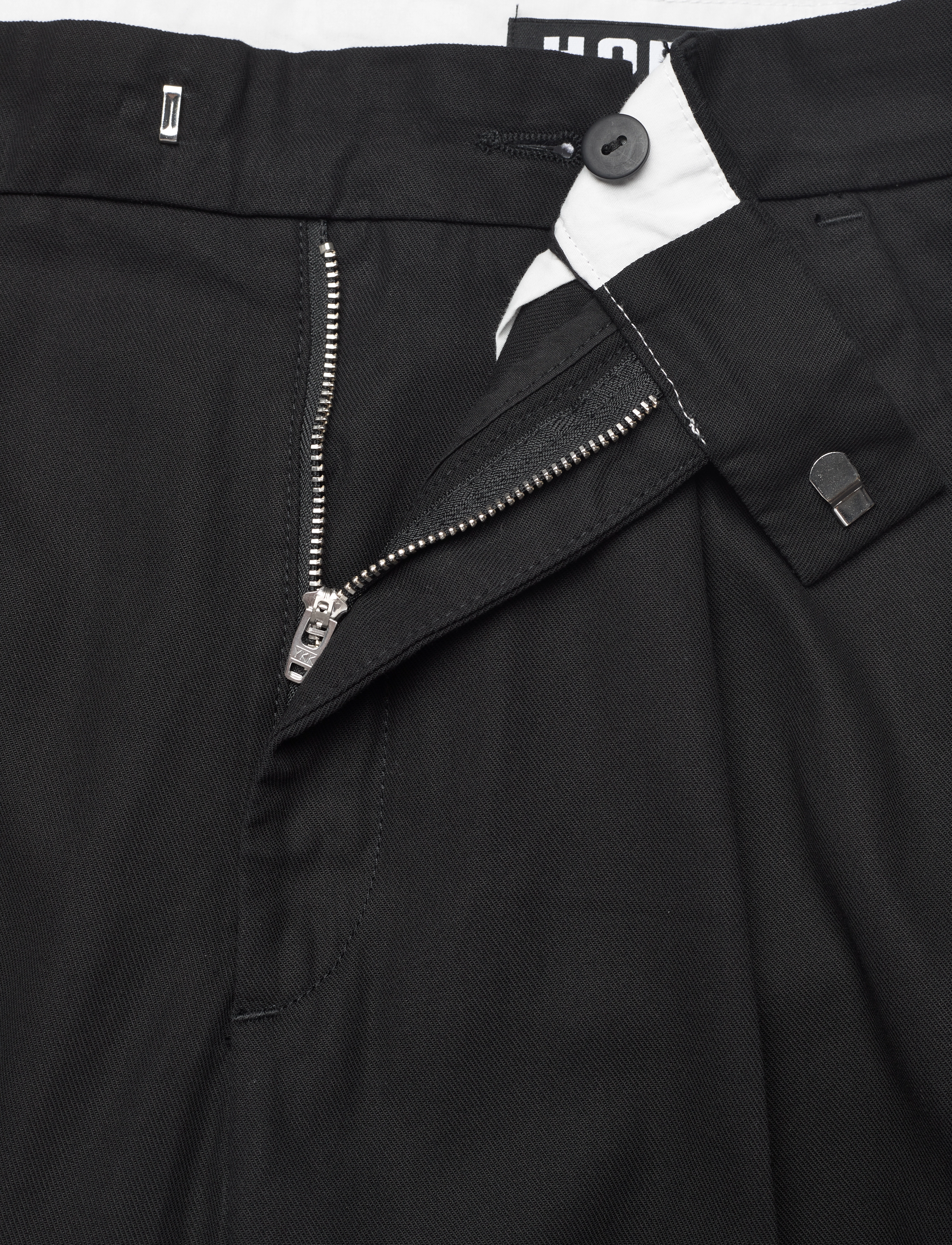 Hope - Cropped High Waist Trousers - habitbukser - black - 3