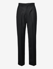 Straight-leg Suit Trousers - BLACK