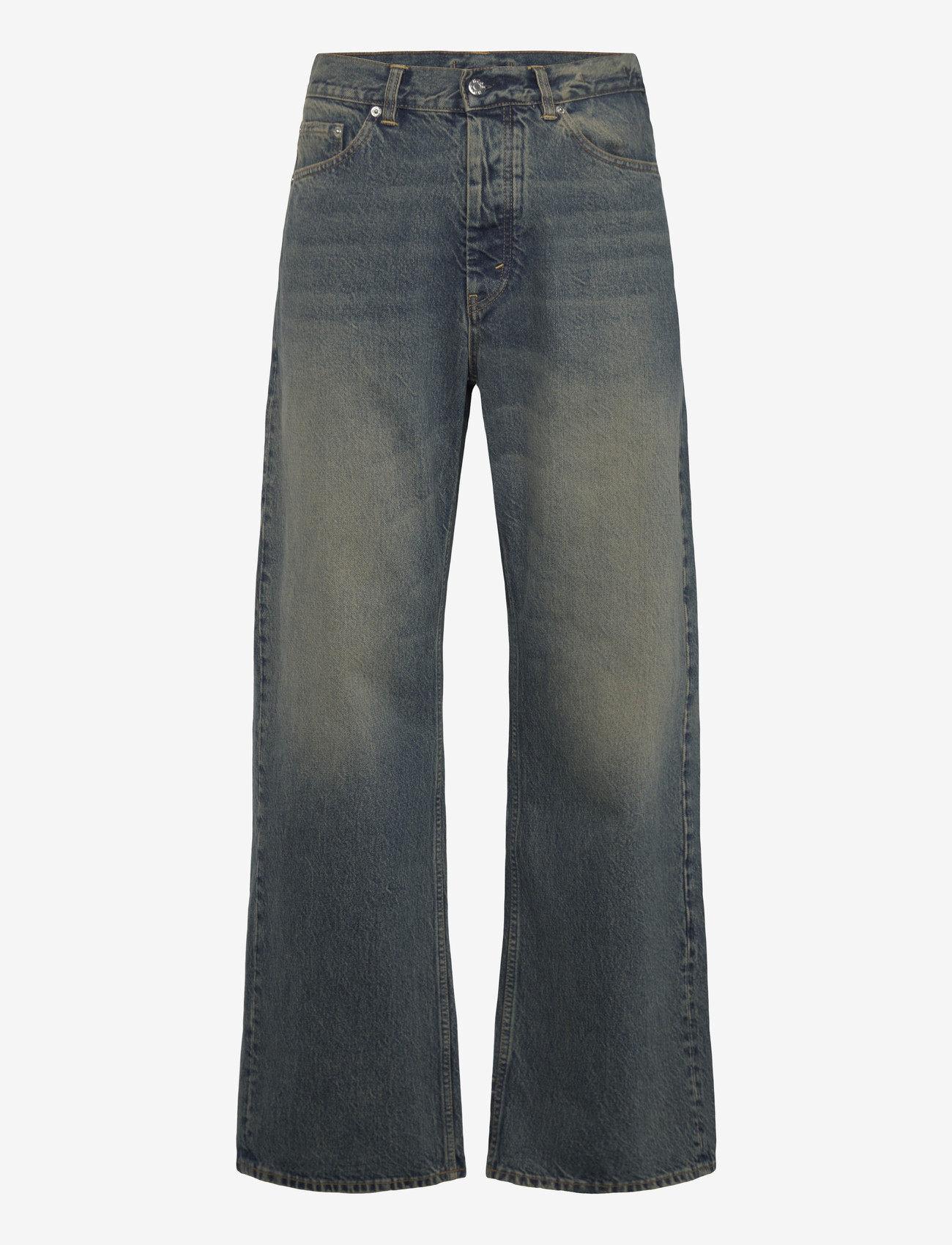 Hope - Criss Jeans Mid Blue Dirty - loose jeans - mid blue dirty - 0
