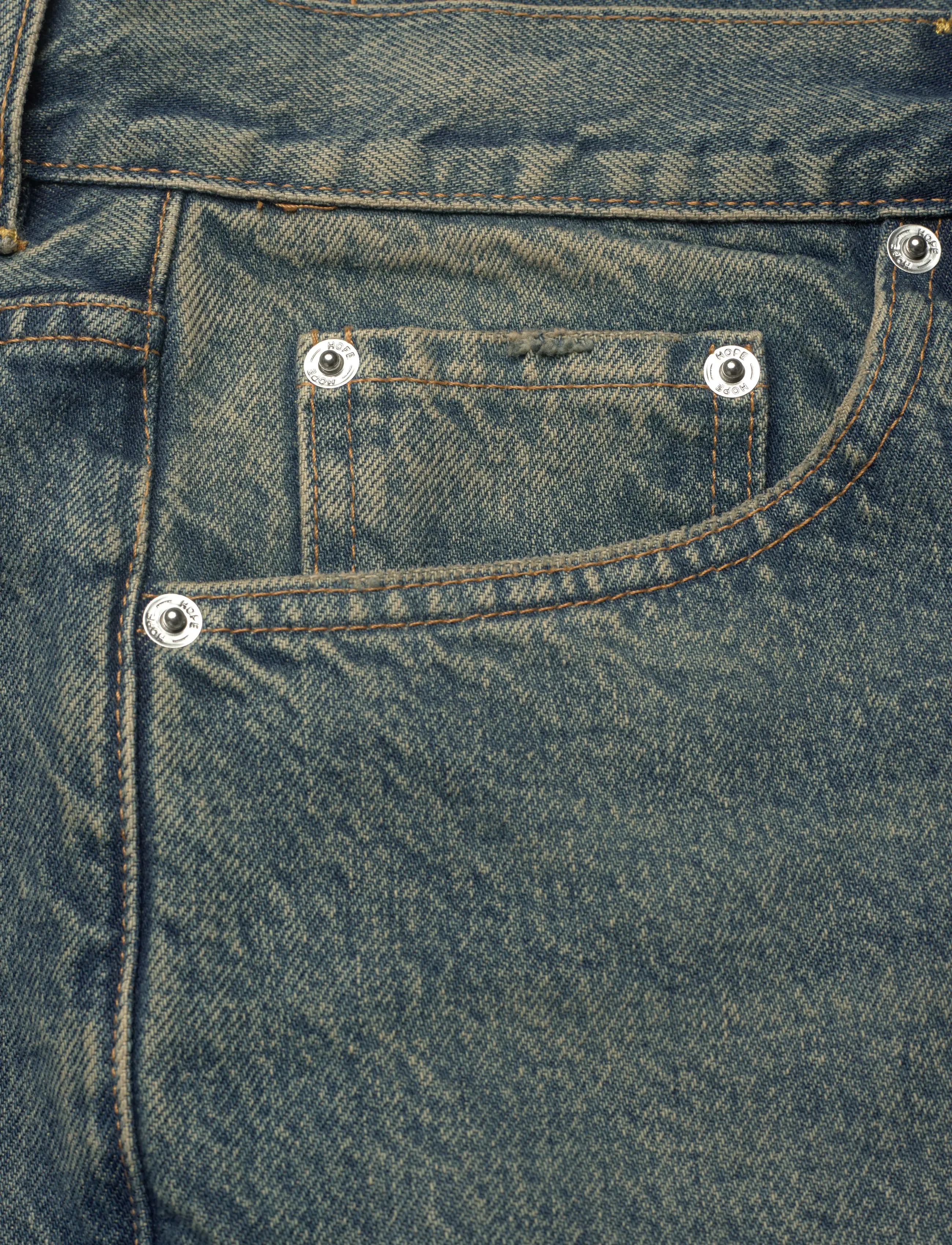 Hope - Criss Jeans Mid Blue Dirty - loose jeans - mid blue dirty - 2