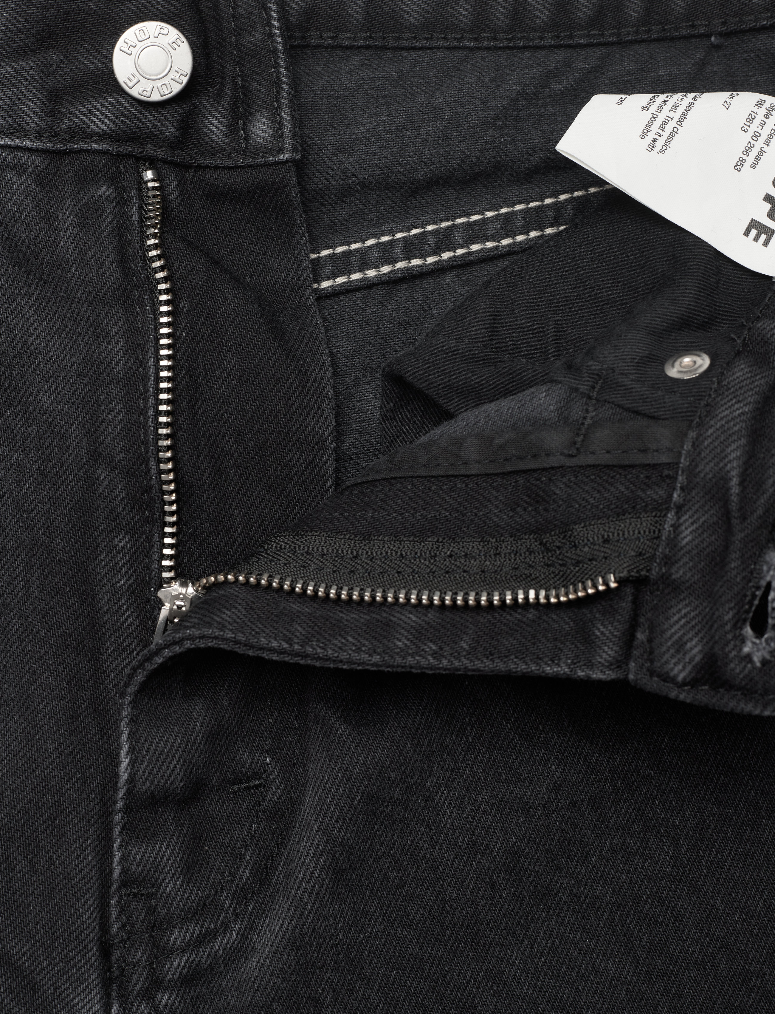 Hope - Beat Jeans Washed Black-31 - schlaghosen - washed black - 5