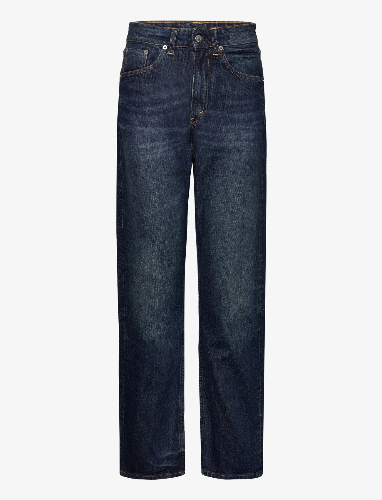 Hope - Slim High-Rise Jeans - hosen mit weitem bein - dark blue vintage - 0