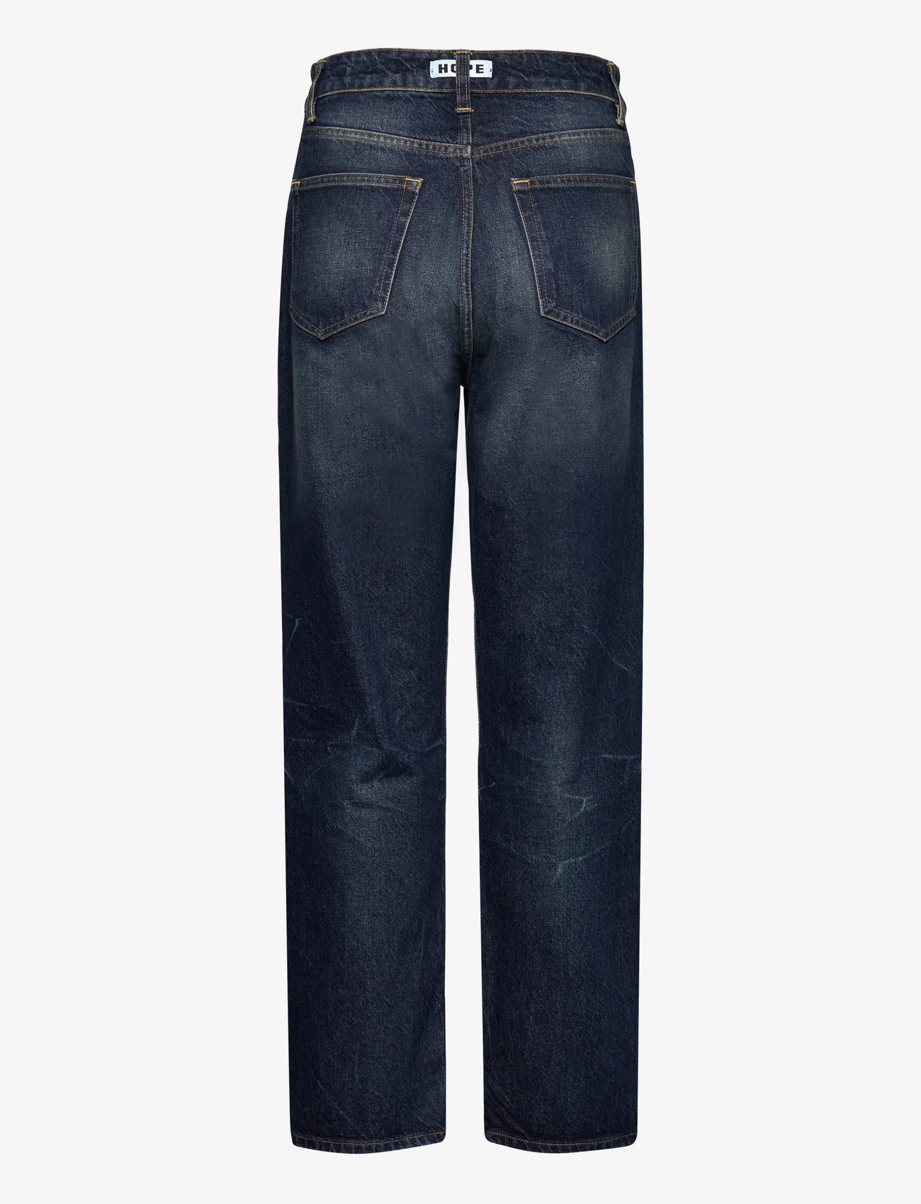 Hope - Slim High-Rise Jeans - leveälahkeiset farkut - dark blue vintage - 1