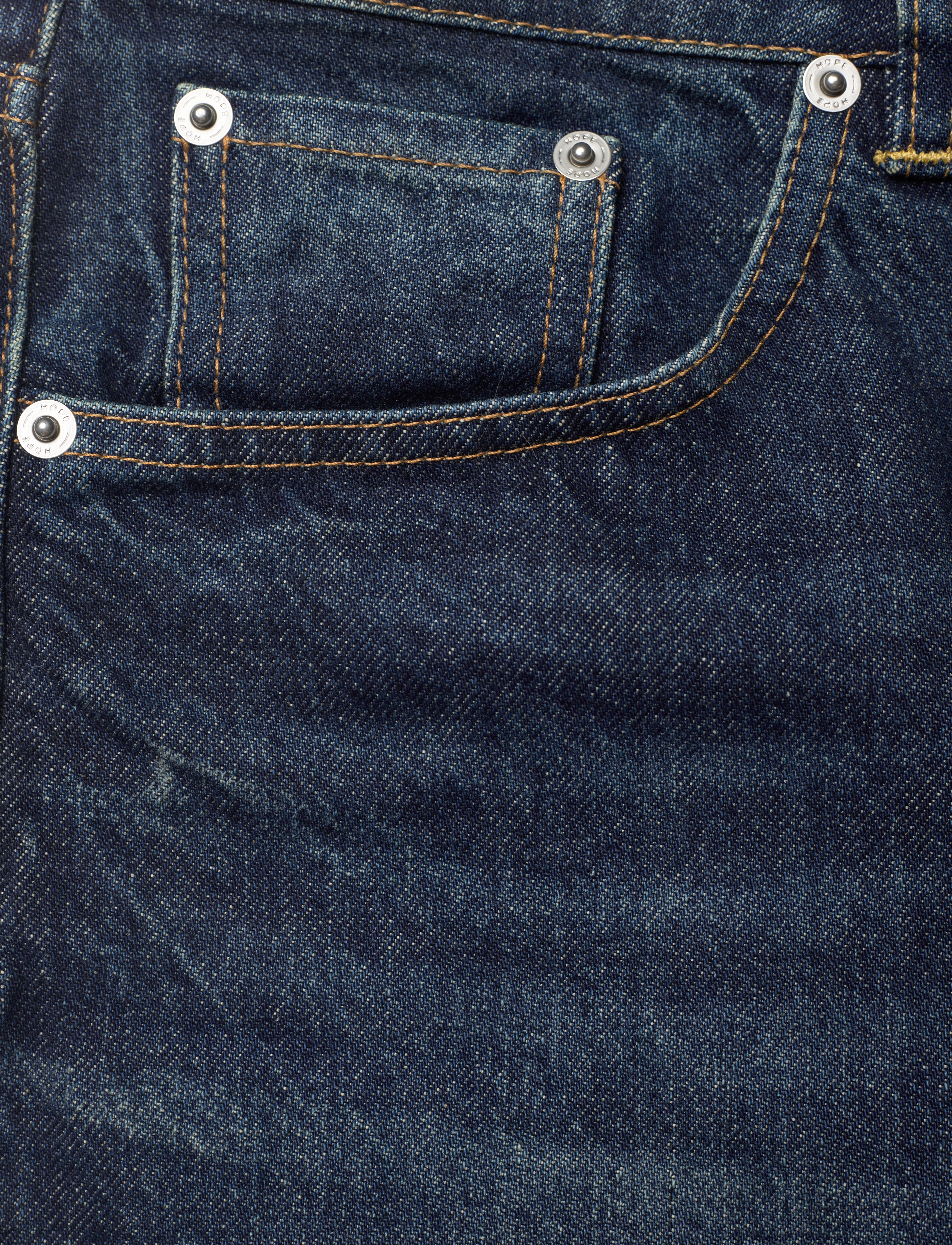 Hope - Slim High-Rise Jeans - leveälahkeiset farkut - dark blue vintage - 2