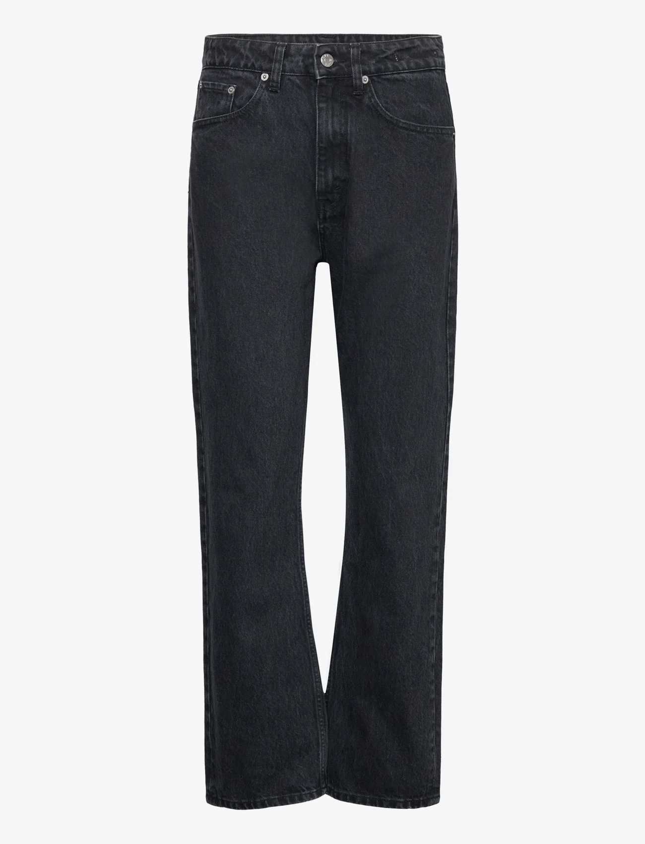 Hope - Slim High-Rise Jeans - tiesaus kirpimo džinsai - washed black - 0