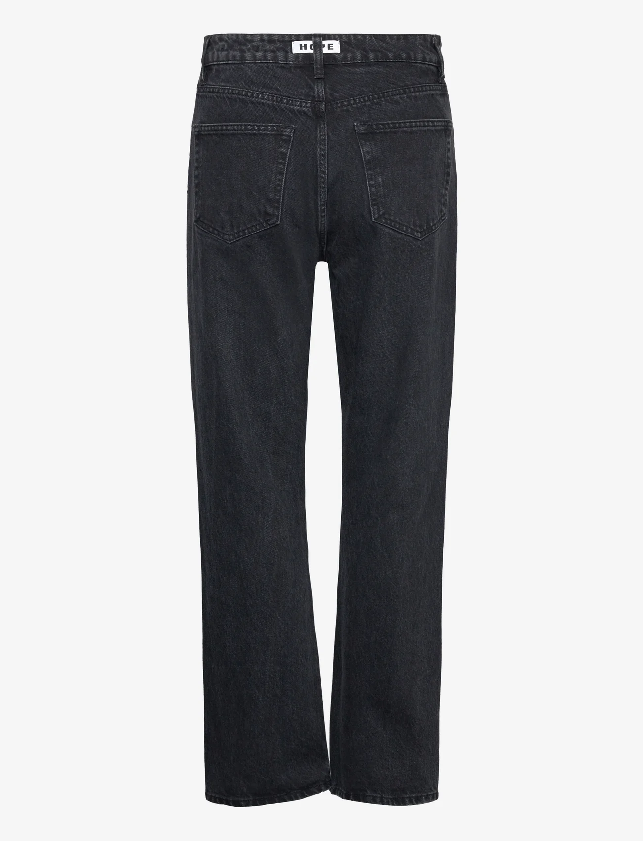 Hope - Slim High-Rise Jeans - tiesaus kirpimo džinsai - washed black - 1