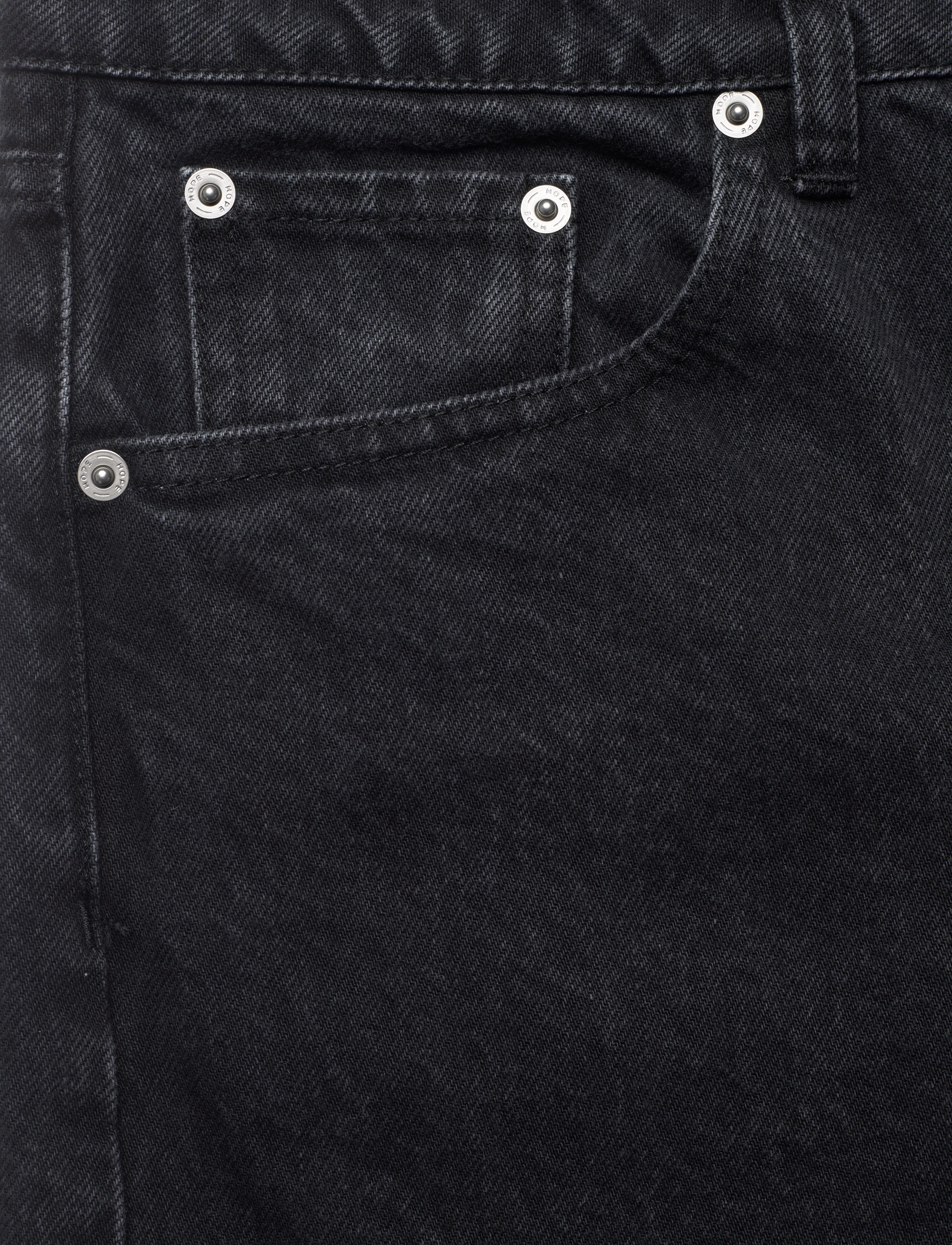 Hope - Slim High-Rise Jeans - washed black - 2