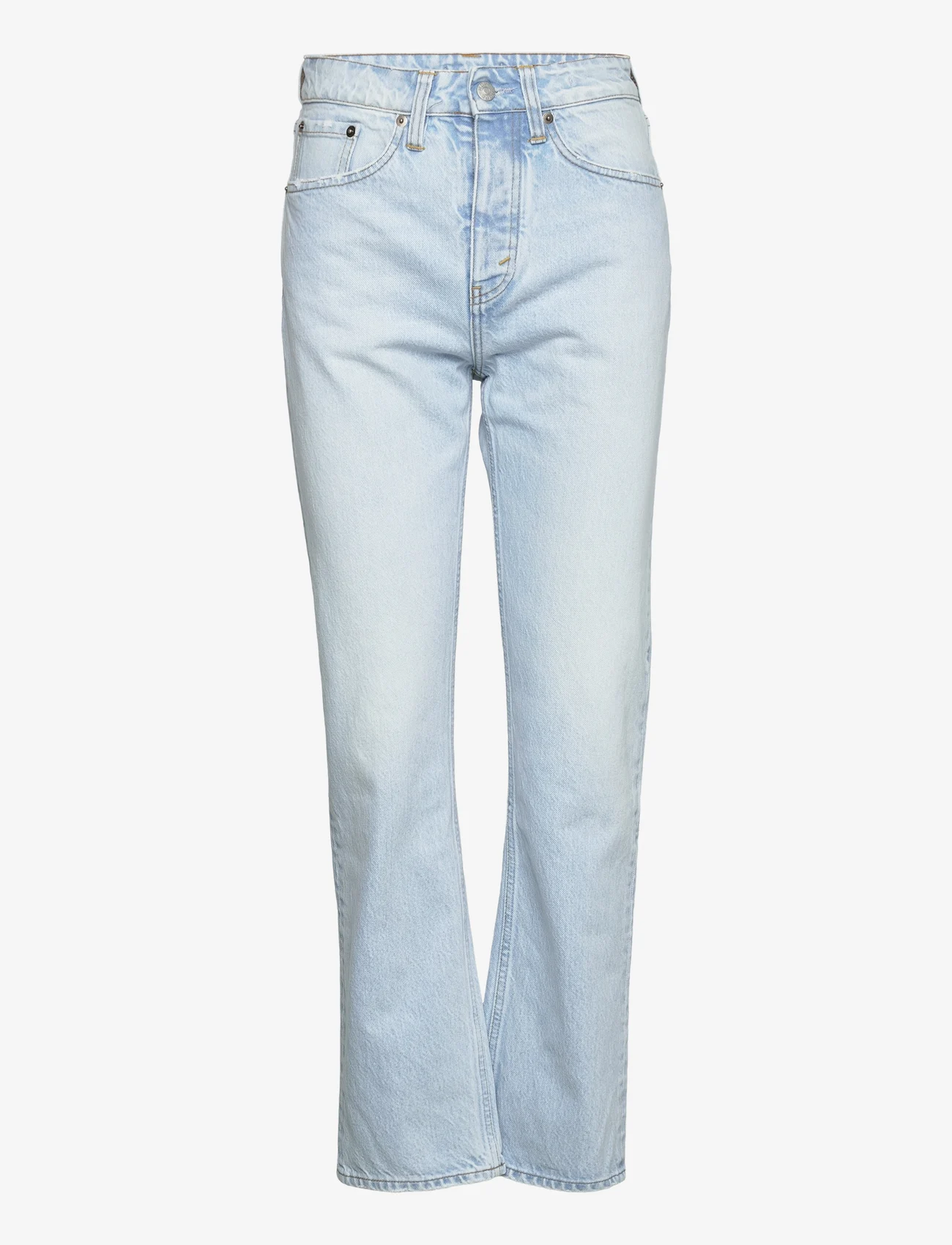 Hope - Slim High-Rise Jeans - raka jeans - lt blue vintage - 0