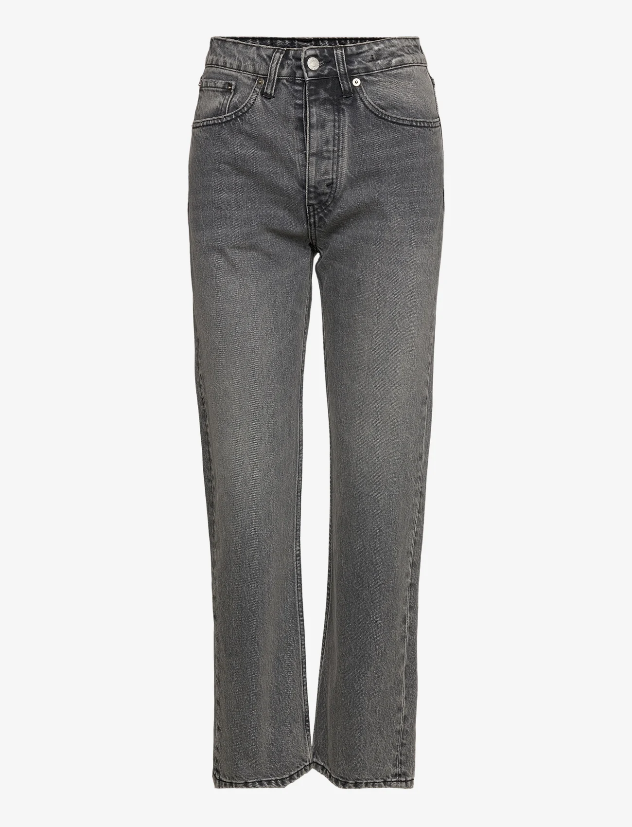 Hope - Slim High-Rise Jeans - raka jeans - black vintage - 0