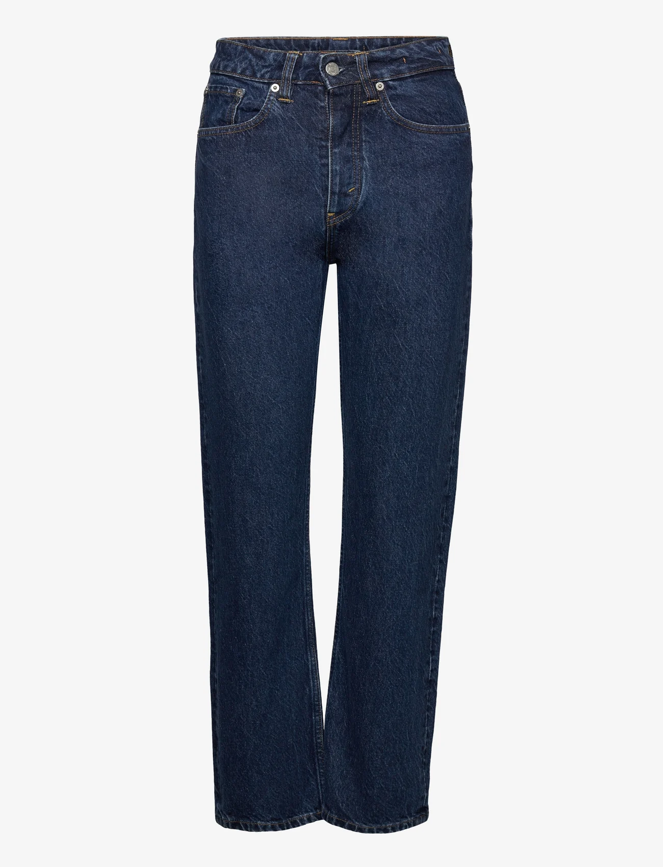 Hope - Slim High-Rise Jeans - proste dżinsy - dk indigo wash - 0