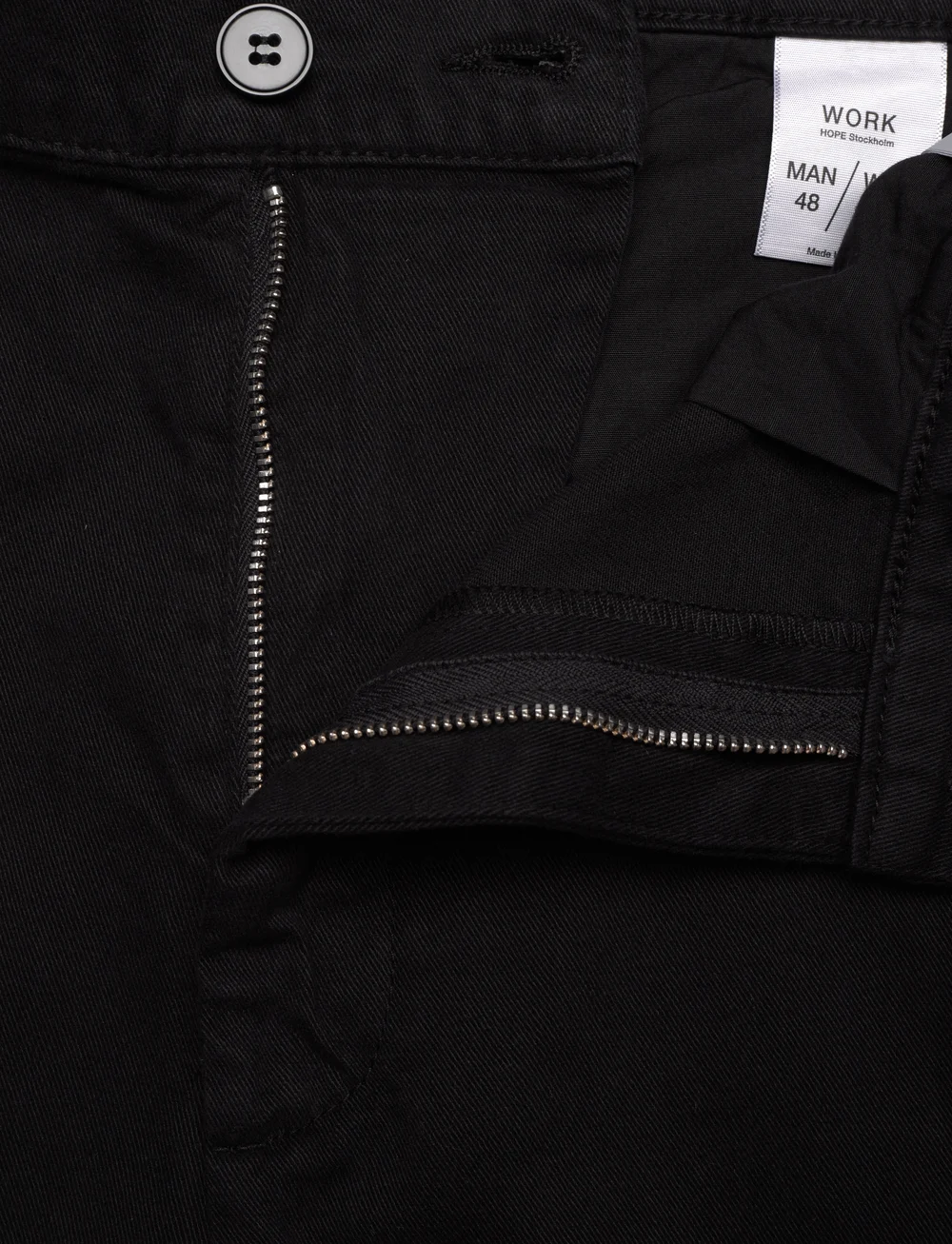 Hope - Regular Chinos - chinos - black brushed twill - 3