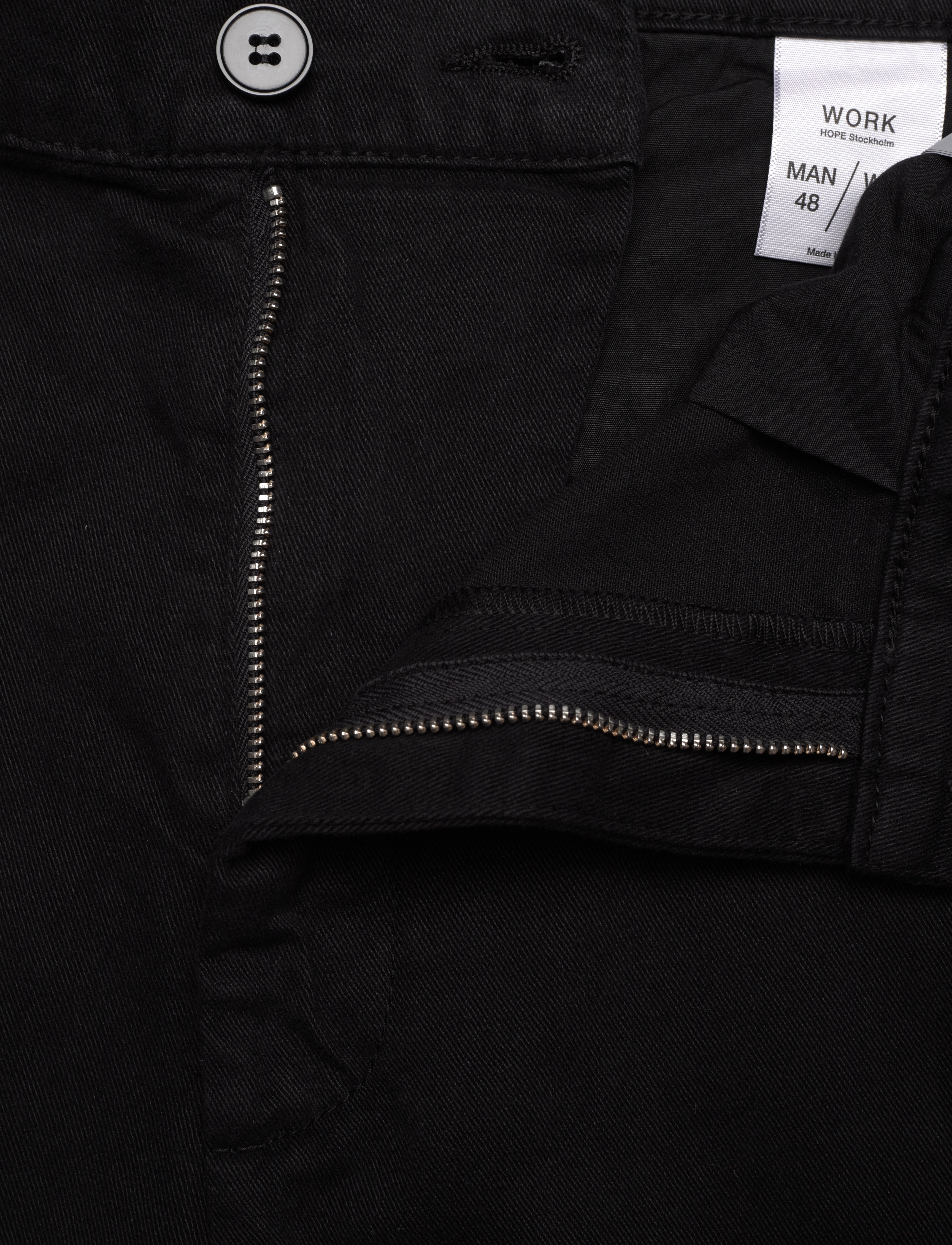 Hope - Regular Chinos - chino püksid - black brushed twill - 3