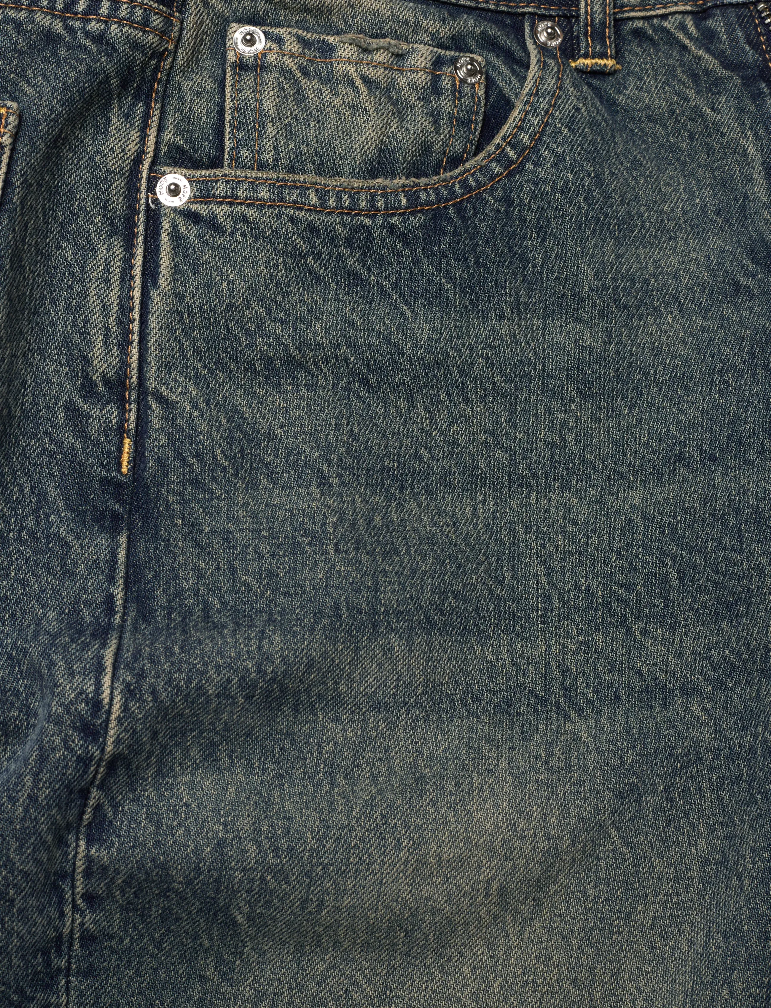 Hope - Beat Jeans Mid Blue Dirty-31 - wide leg jeans - mid blue dirty - 2