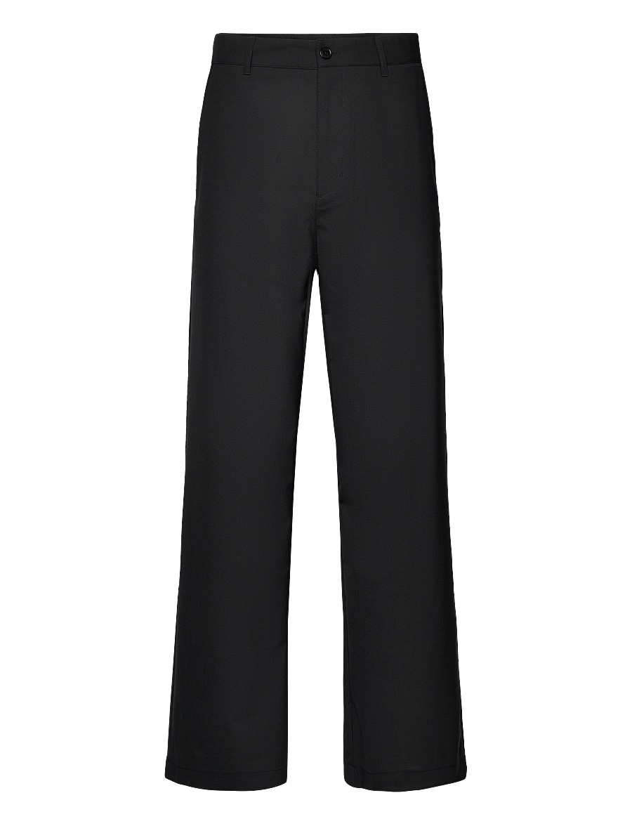 Hope - Wide-leg Suit Trousers - chinos - black suit - 0