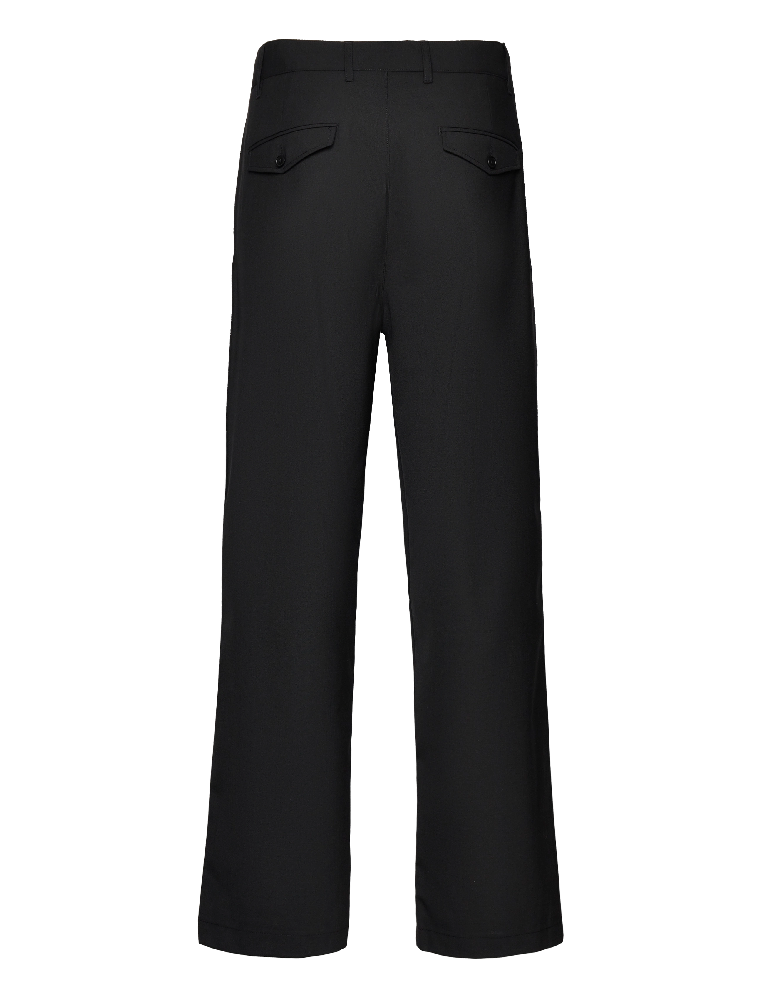Hope - Wide-leg Suit Trousers - chinos - black suit - 1