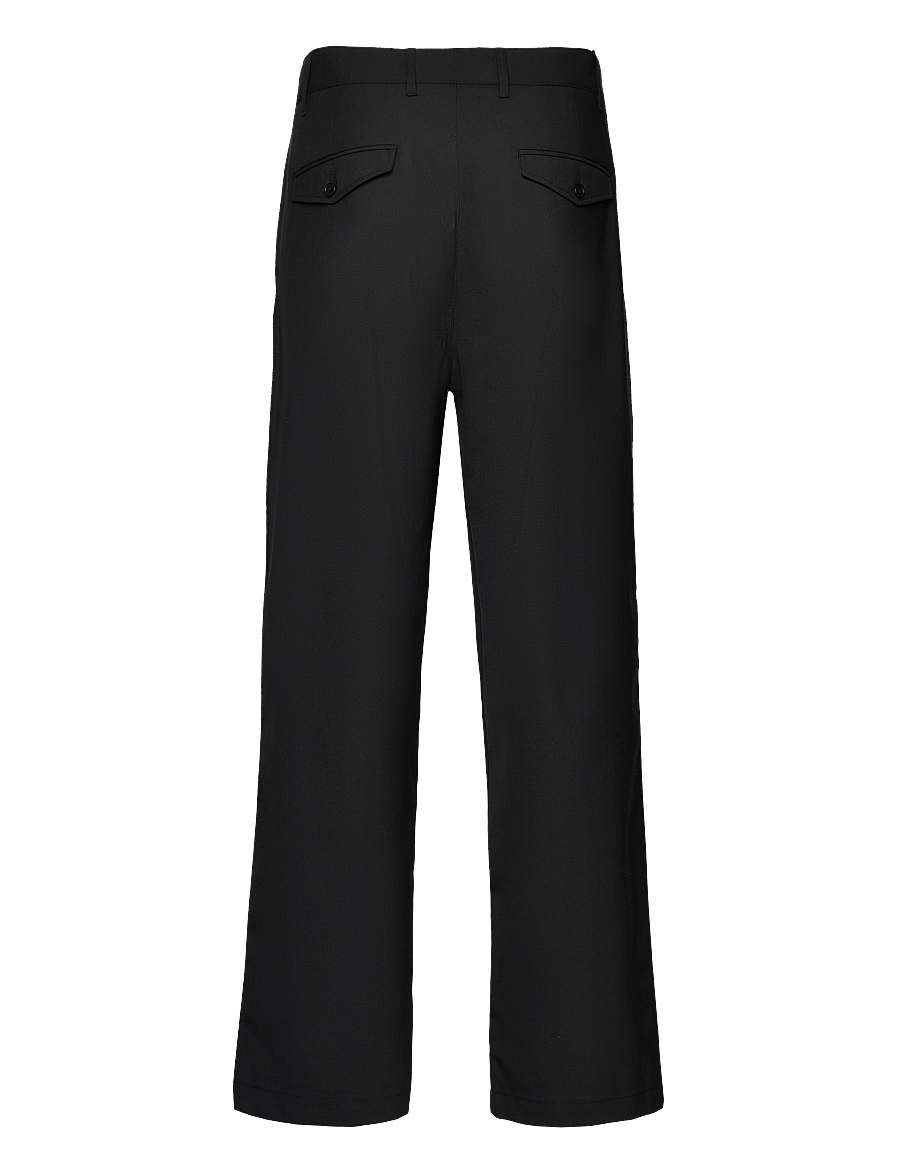 Hope - Wide-leg Suit Trousers - chinos - black suit - 1