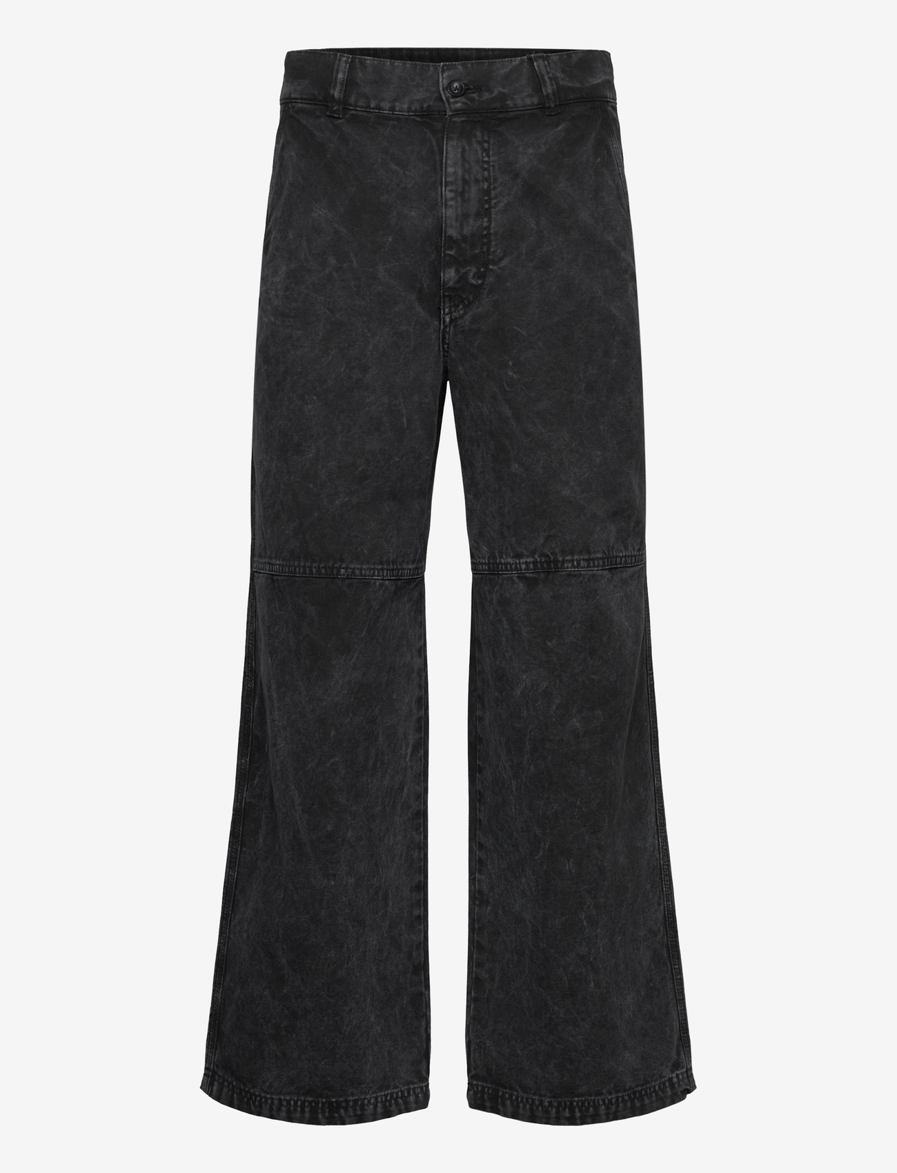 Hope - Stamp Trousers Black Marble - loose jeans - black marble - 0