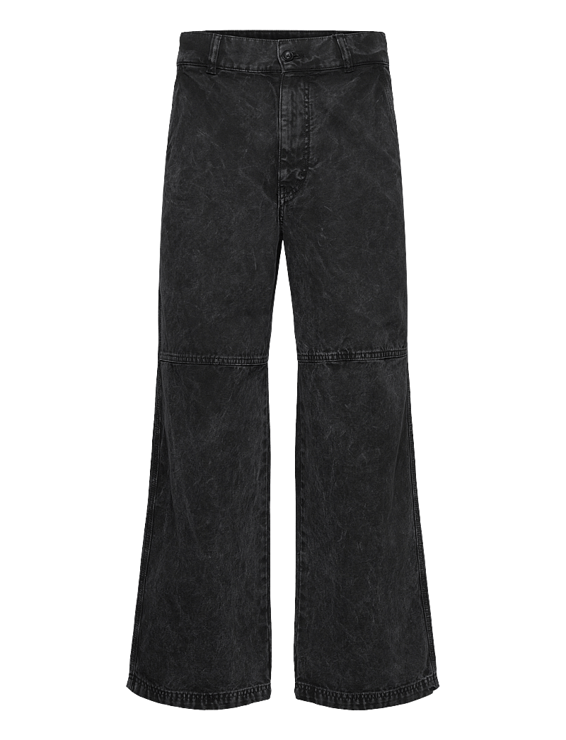Hope - Stamp Trousers Black Marble - loose jeans - black marble - 0
