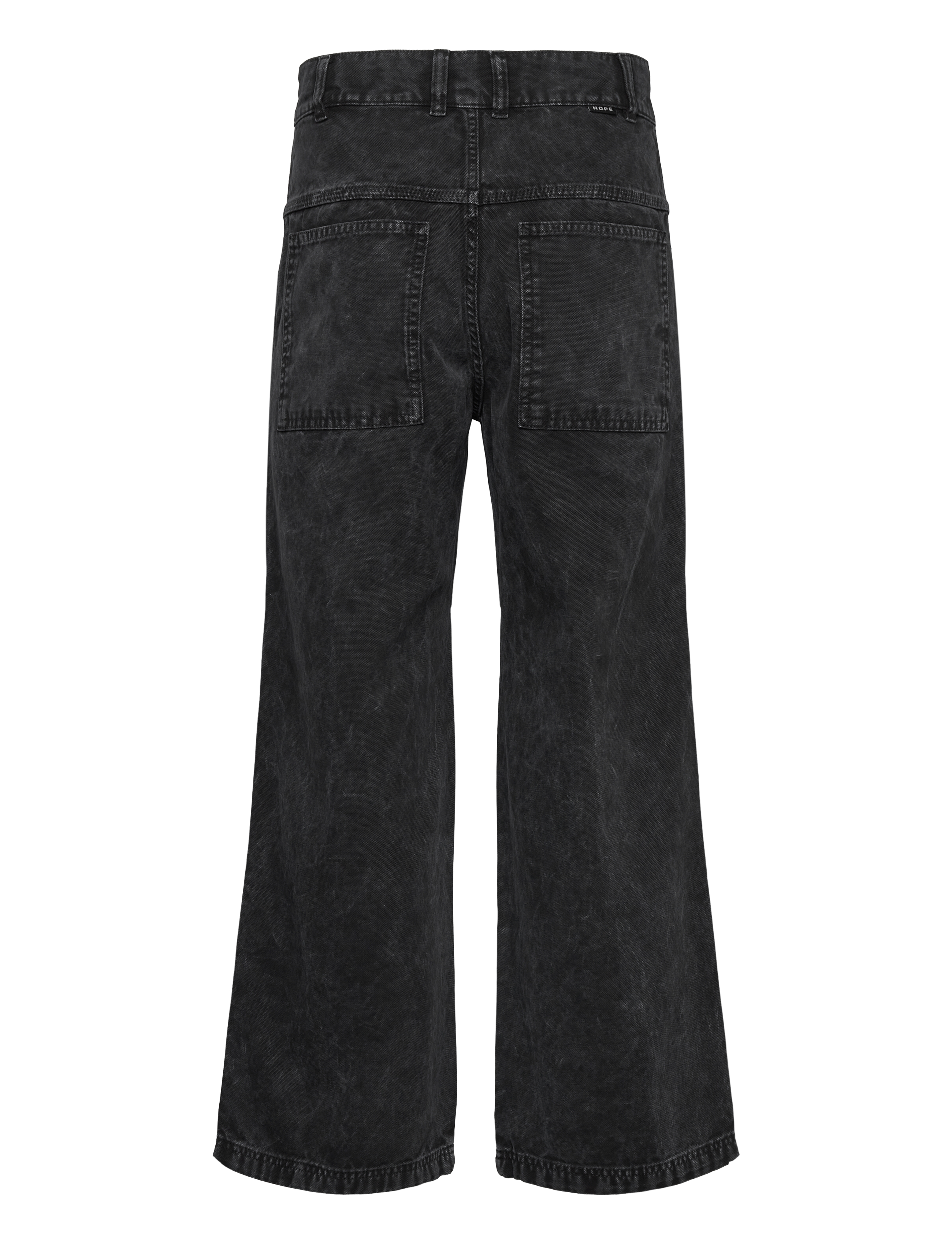 Hope - Stamp Trousers Black Marble - bukser & jeans - black marble - 1