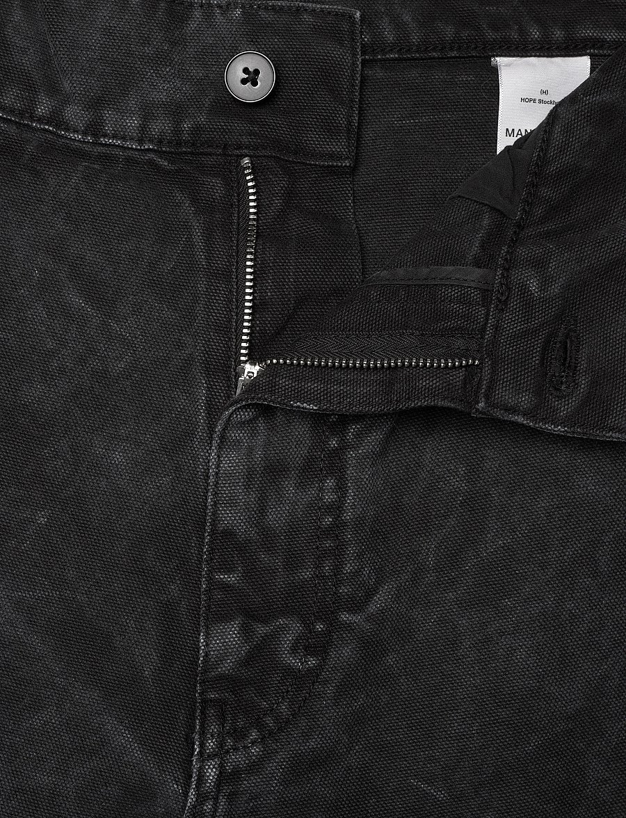 Hope - Stamp Trousers Black Marble - loose jeans - black marble - 3