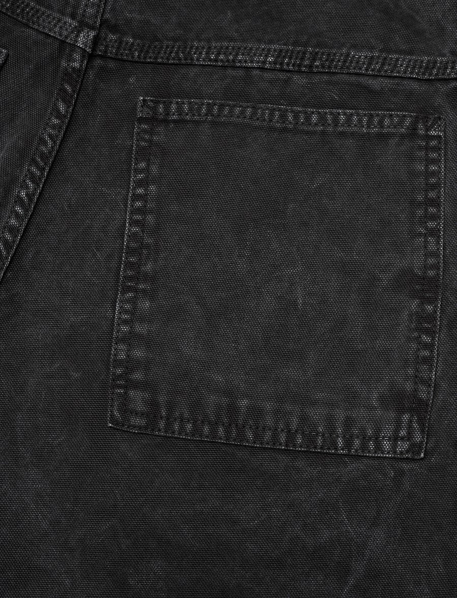 Hope - Stamp Trousers Black Marble - loose jeans - black marble - 4