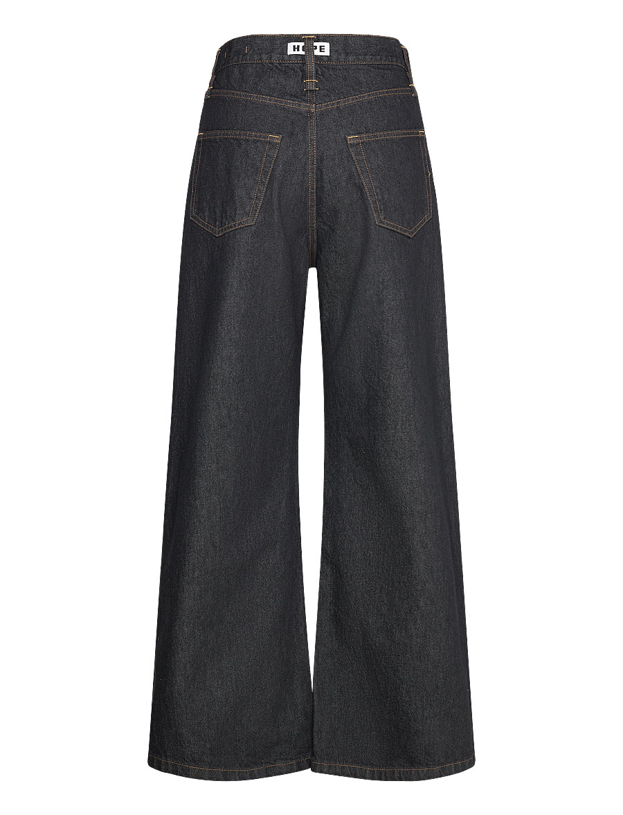 Hope - Skid Jeans Rinsed Black - brede jeans - rinsed black - 1