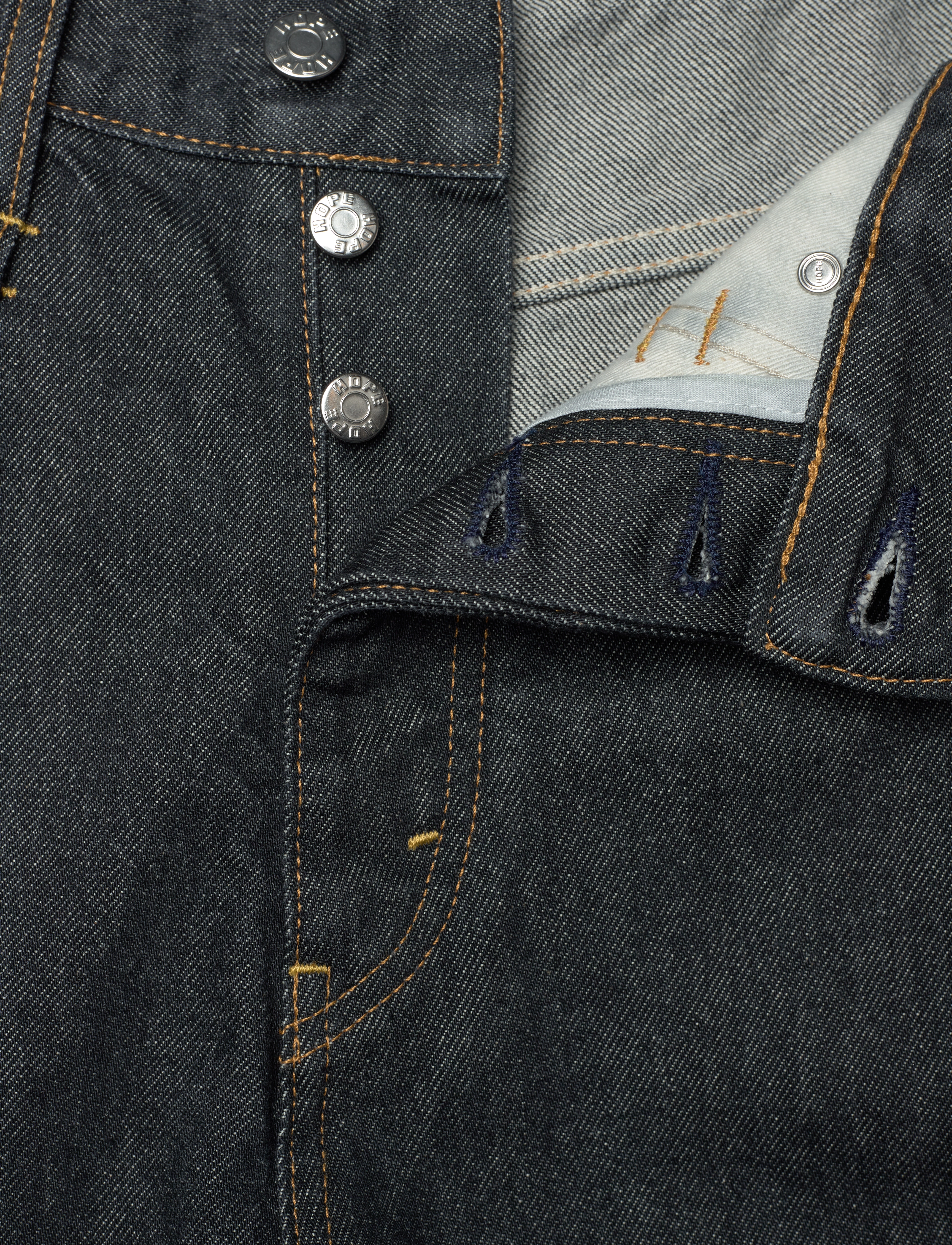 Hope - Skid Jeans Rinsed Black - vide jeans - rinsed black - 3