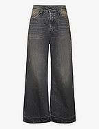 Wide-leg Jeans - HEAVY BLACK VINTAGE