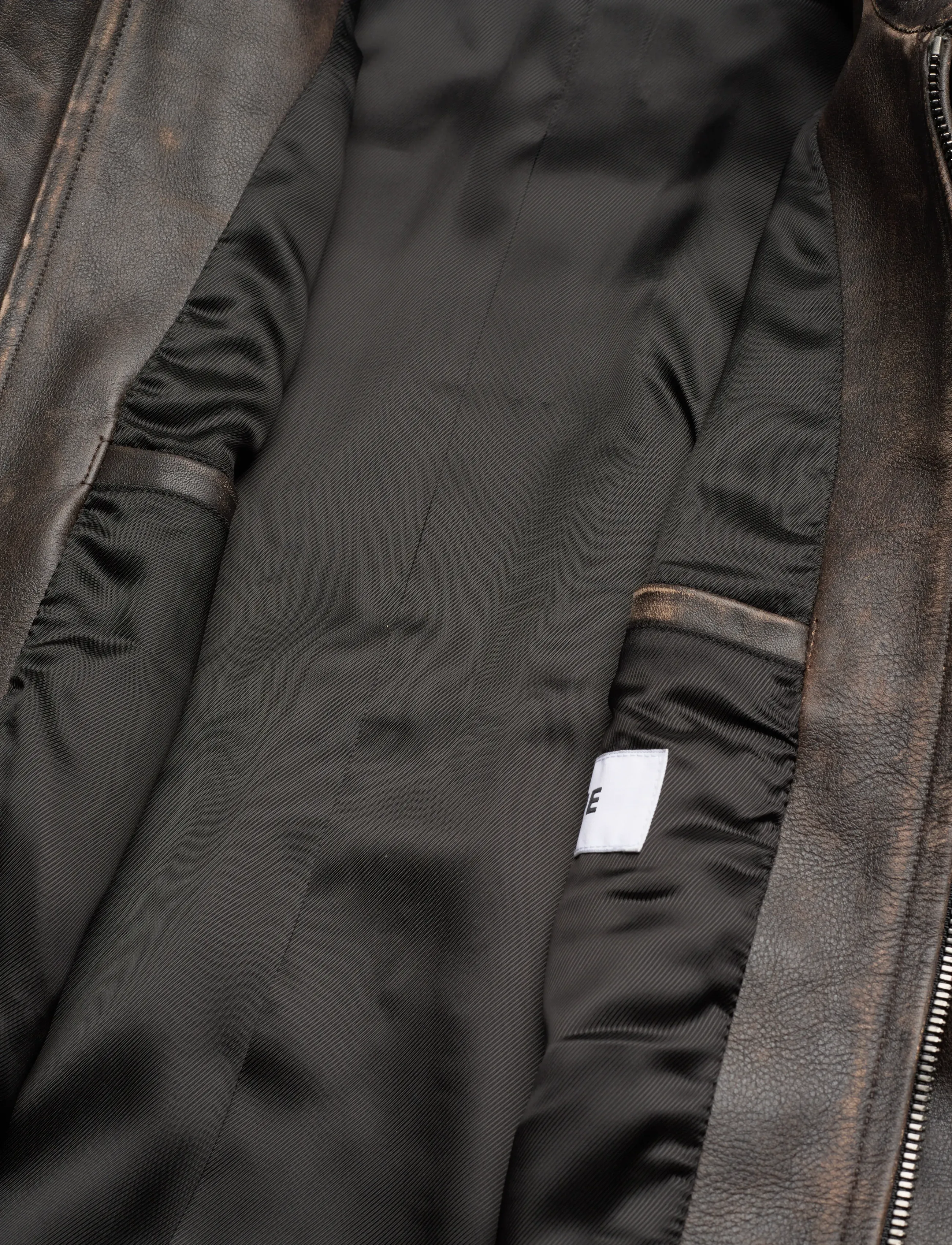 Hope - Void Leather Jacket - kevättakit - black brown leather - 4