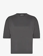 Boxy T-Shirt - FADED BLACK JERSEY