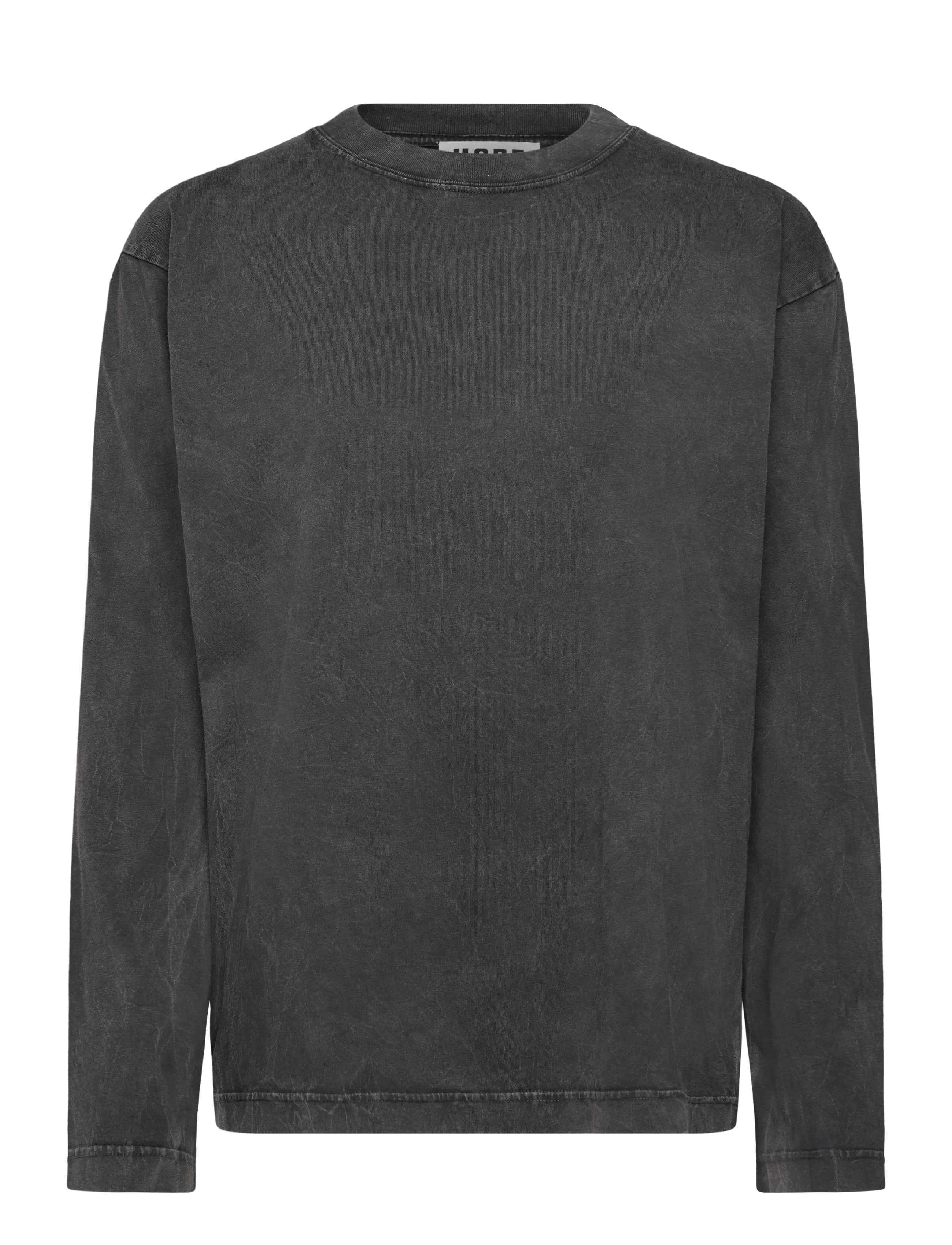 Hope Spark Longsleeve Washed Black Jersey-42, Vasket Langærmet T-Shirt, Sort, Str: 46