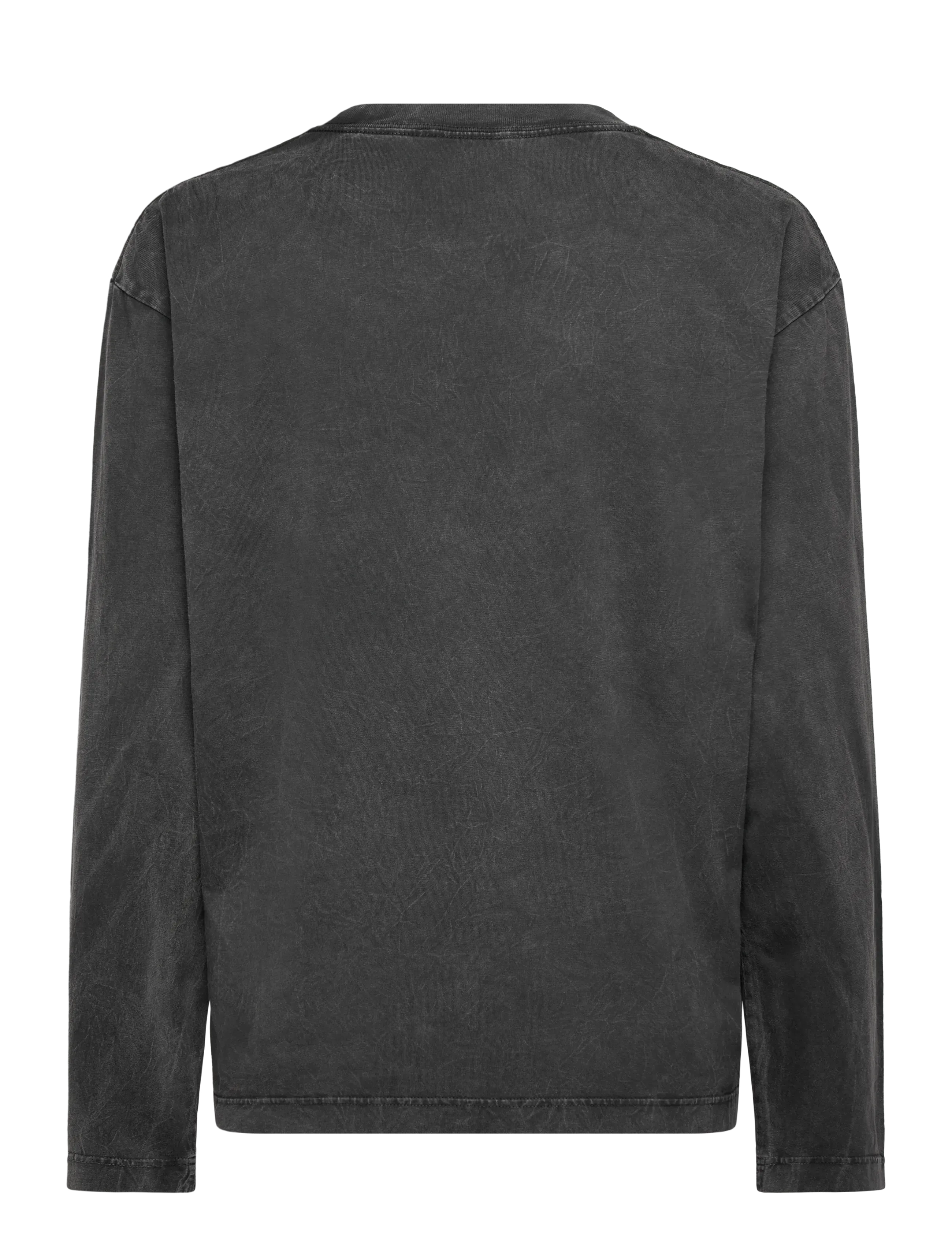 Hope - Spark Longsleeve Washed Black Jersey-42 - långärmade toppar - washed black jersey - 1