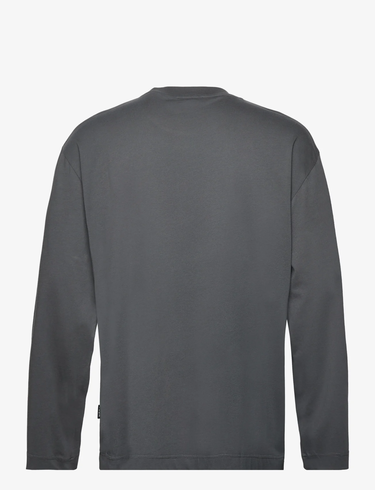 Hope - Relaxed Long-sleeve T-shirt - langærmede t-shirts - faded black jersey - 1