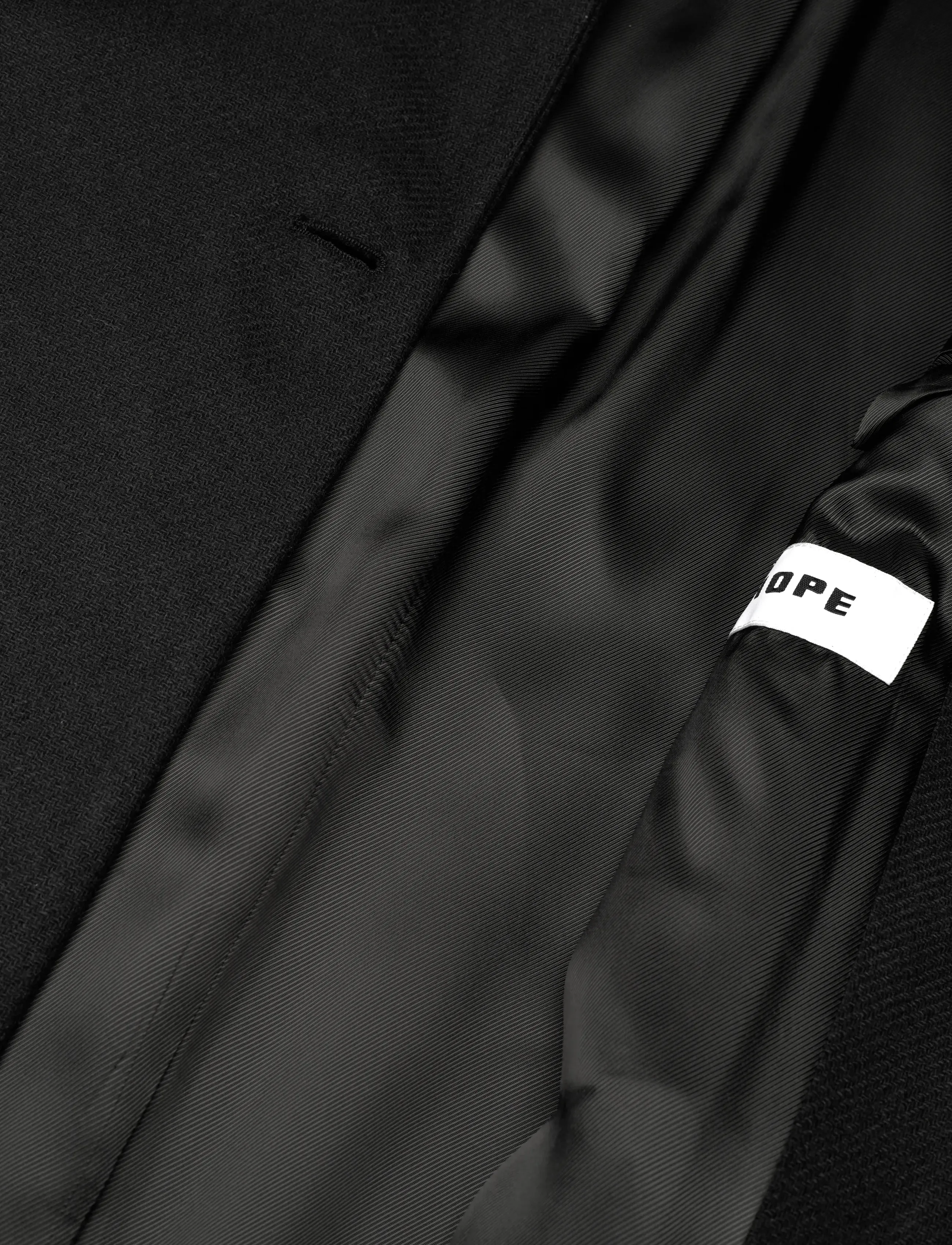 Hope - Time Coat - black twill - 4