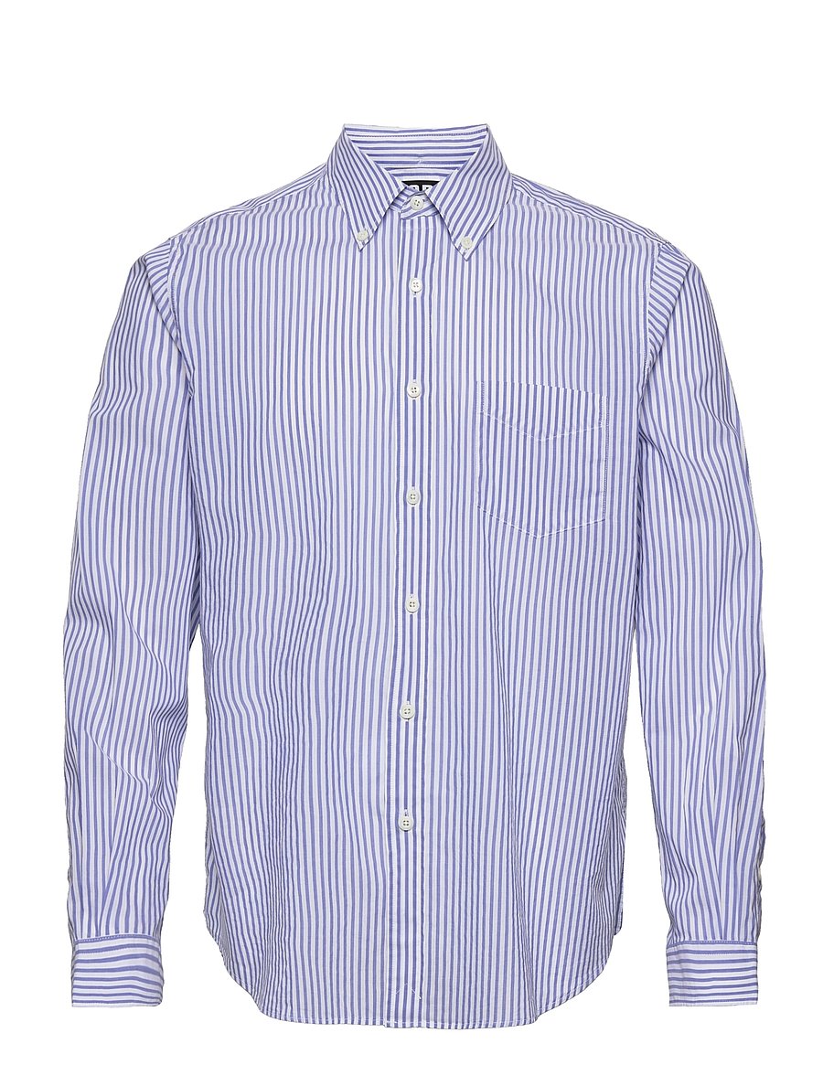 Hope - BUTTON SHIRT - blue stripe - 0